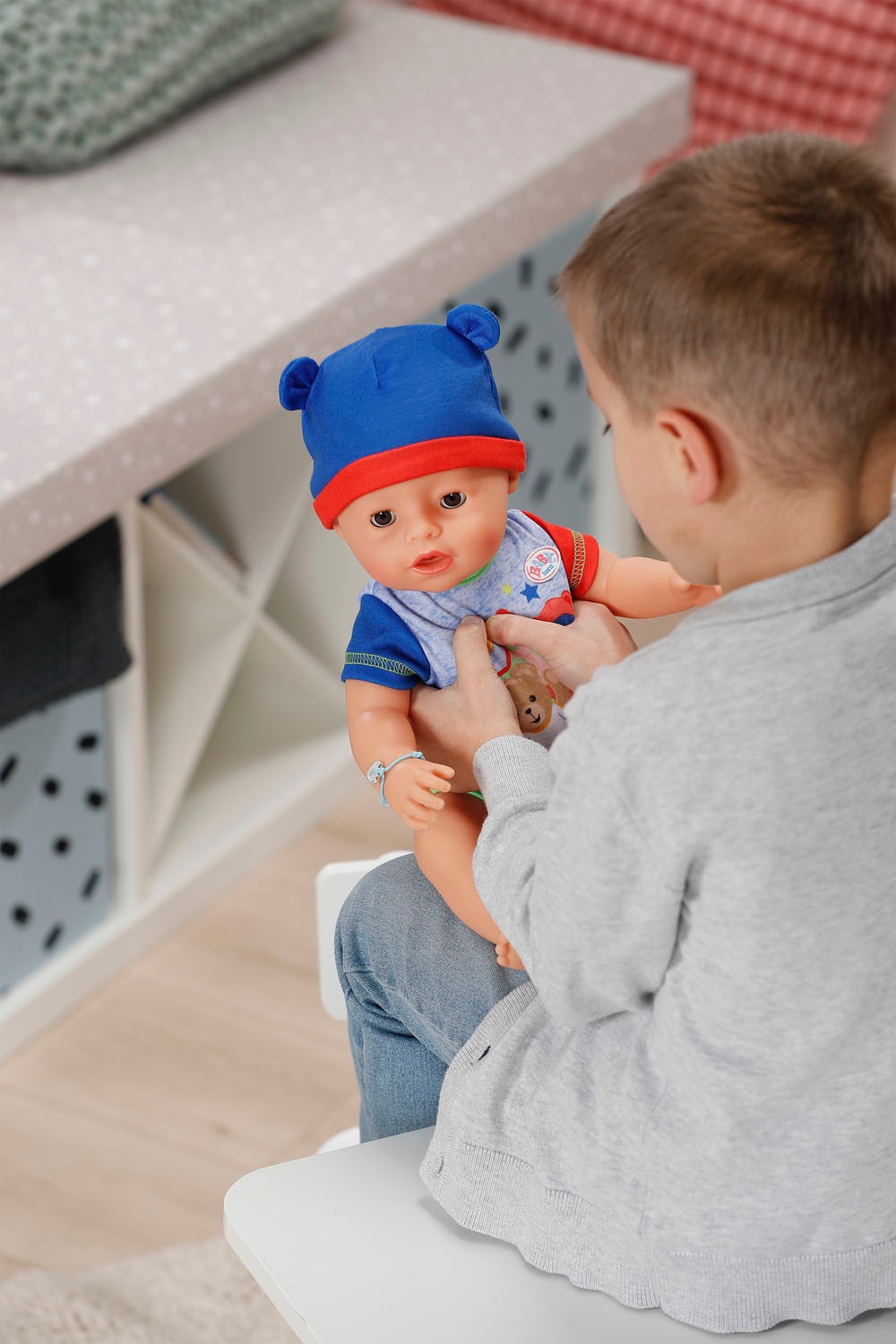 Baby Born Babypuppe »Jonas, 43 cm« mit 10 lebensechten Funktionen