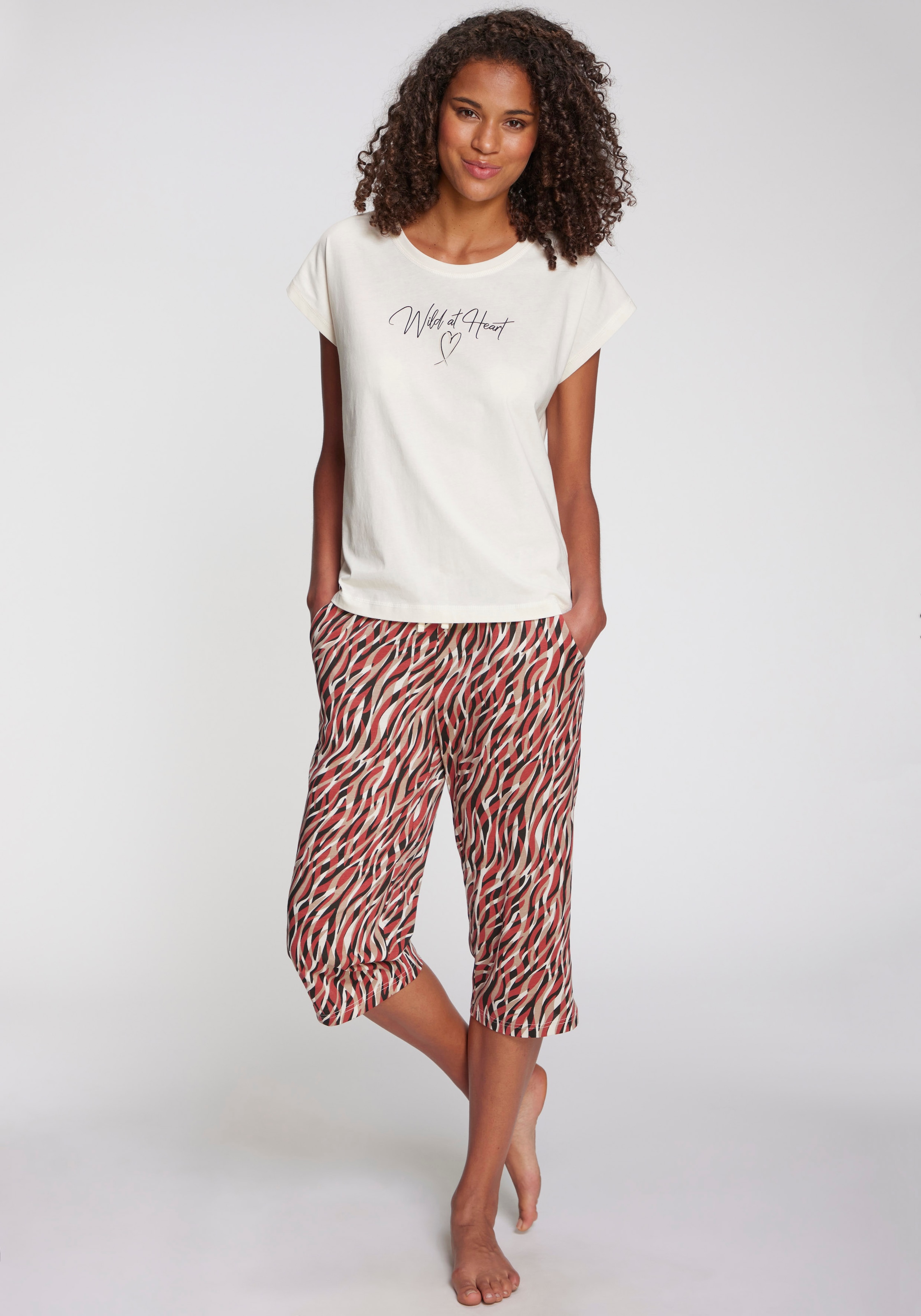 Vivance Dreams Caprihose, mit schönem Muster