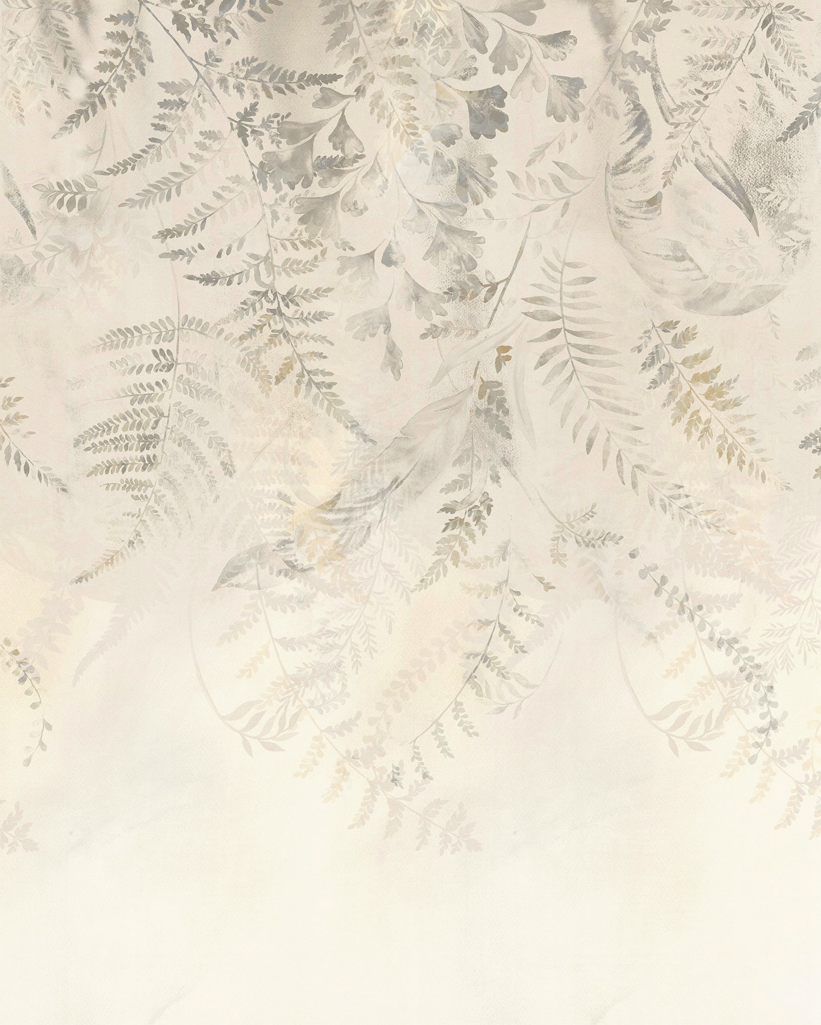 Image of Komar Vliestapete "Digitaldruck Vlies - Herbarium - Grösse 200 x 250 cm" bedruckt glatt Wohnzimmer, Schlafzimmer