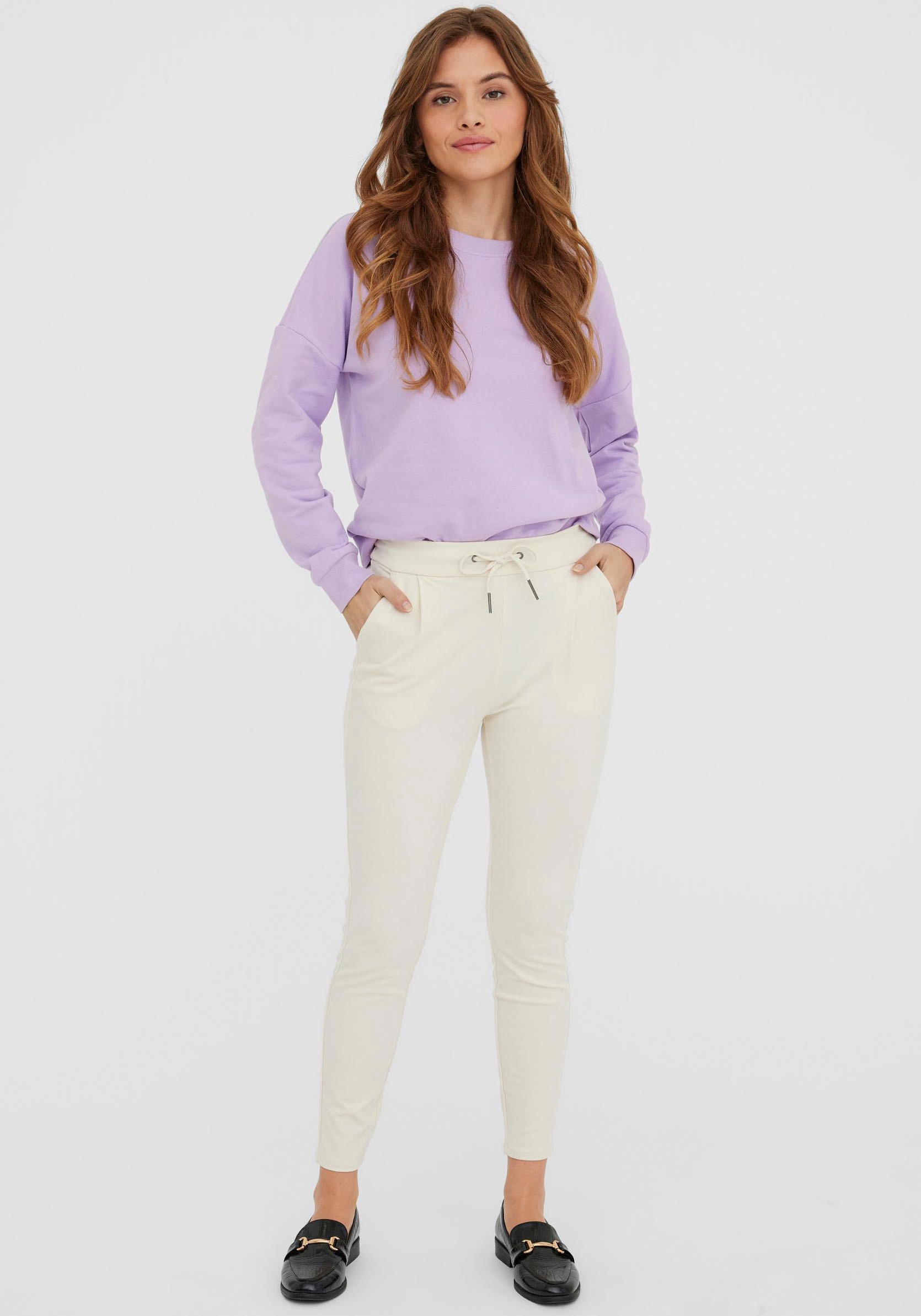 Vero Moda Jogger Pants »VMEVA MR LOOSE STRING PANT GA NOOS«, hinten mit elastischem Bündchen