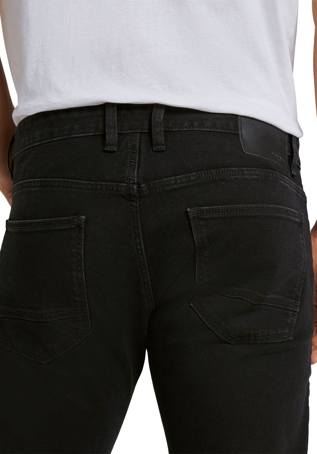 TOM TAILOR Slim-fit-Jeans »TROY«, unifarben