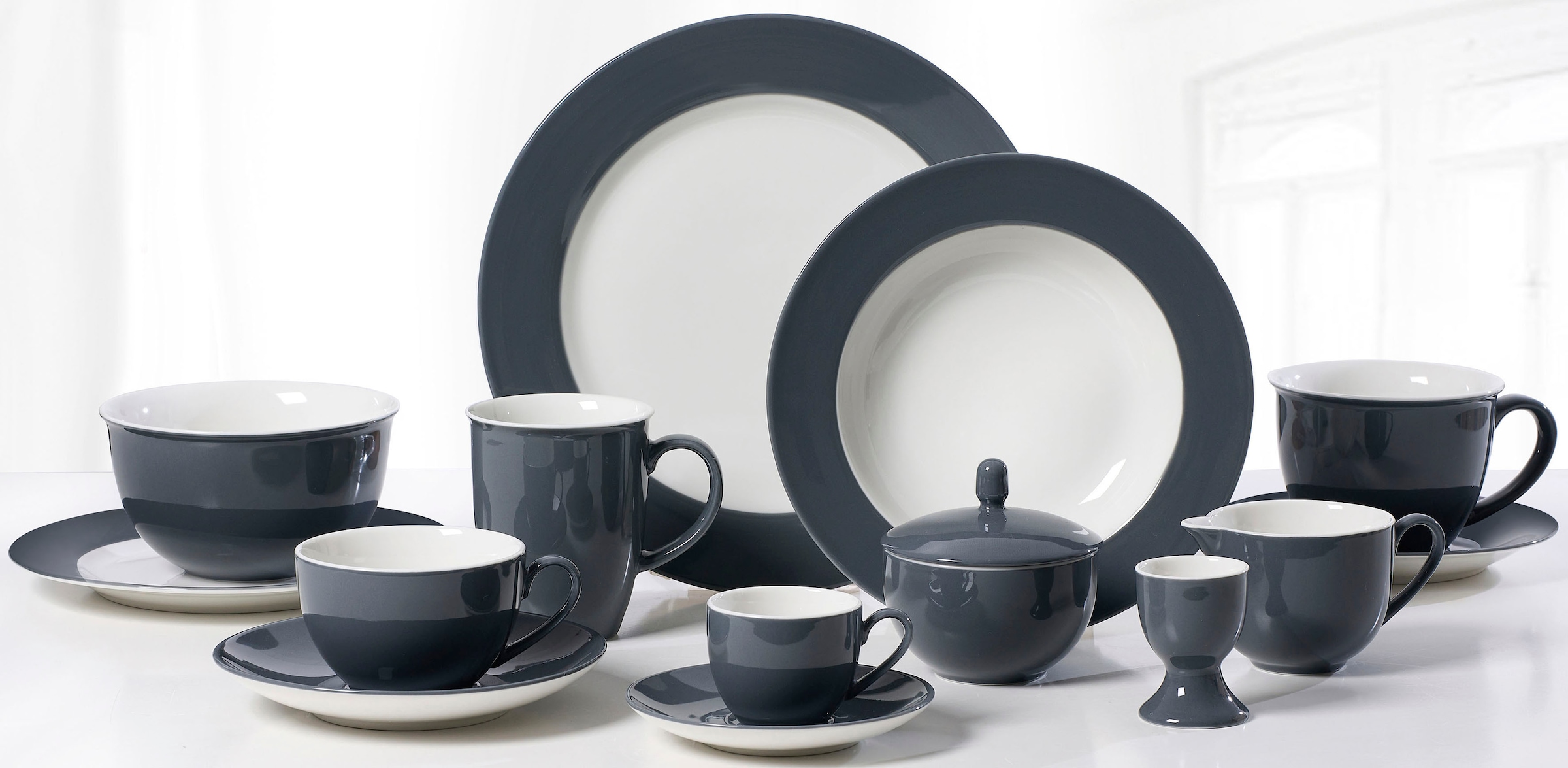 Ritzenhoff & Breker Tafelservice »Doppio,«, (Set, 8 tlg.), Geschirr-Set