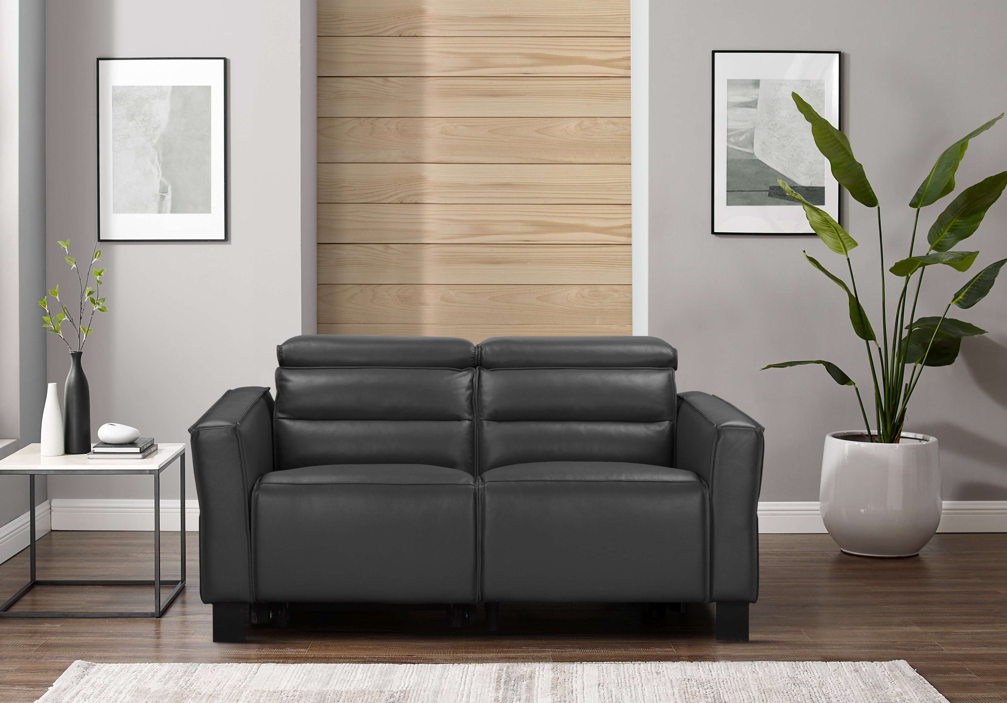 Home affaire 2-Sitzer »Carpari, 162 cm, mit manueller od. elektrischer Relaxfunktion« (USB A/C), sowie Kopfteilverstellung