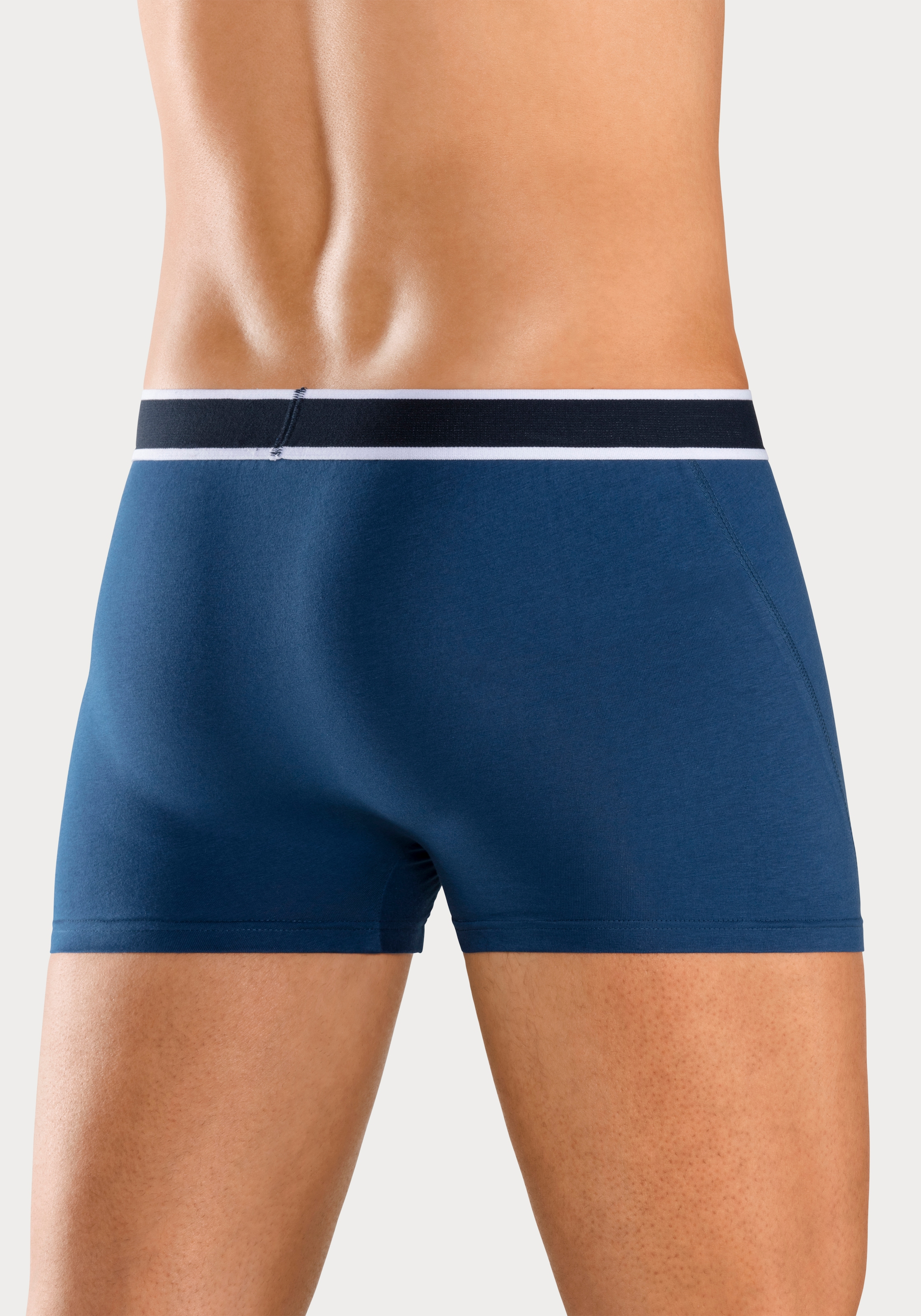 Bruno Banani Boxer »Boxershorts für Herren« 4er Pack,  mit Steifen und Logo im Bund