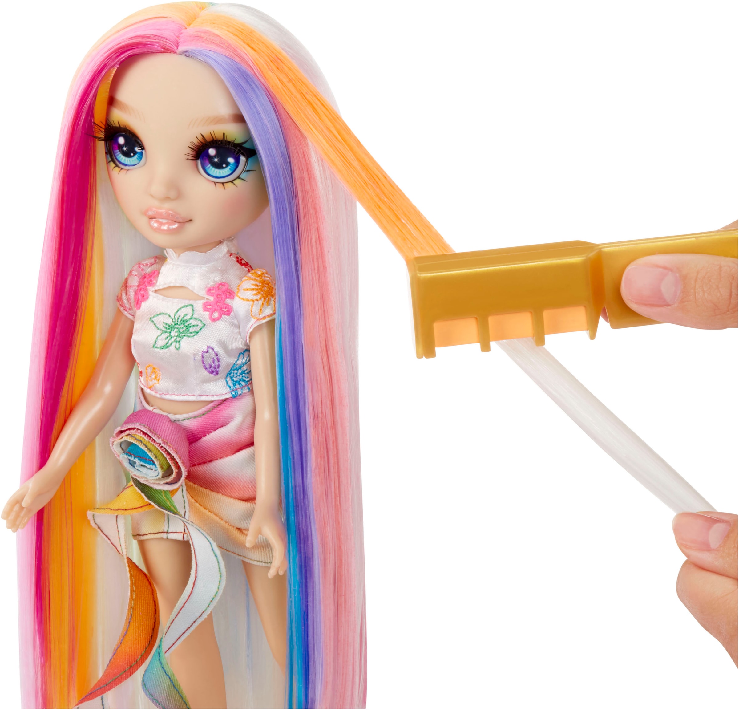 RAINBOW HIGH Poupée à habiller »Rainbow High Hair Chalk & Style Doll- Amaya (Rainbow)«