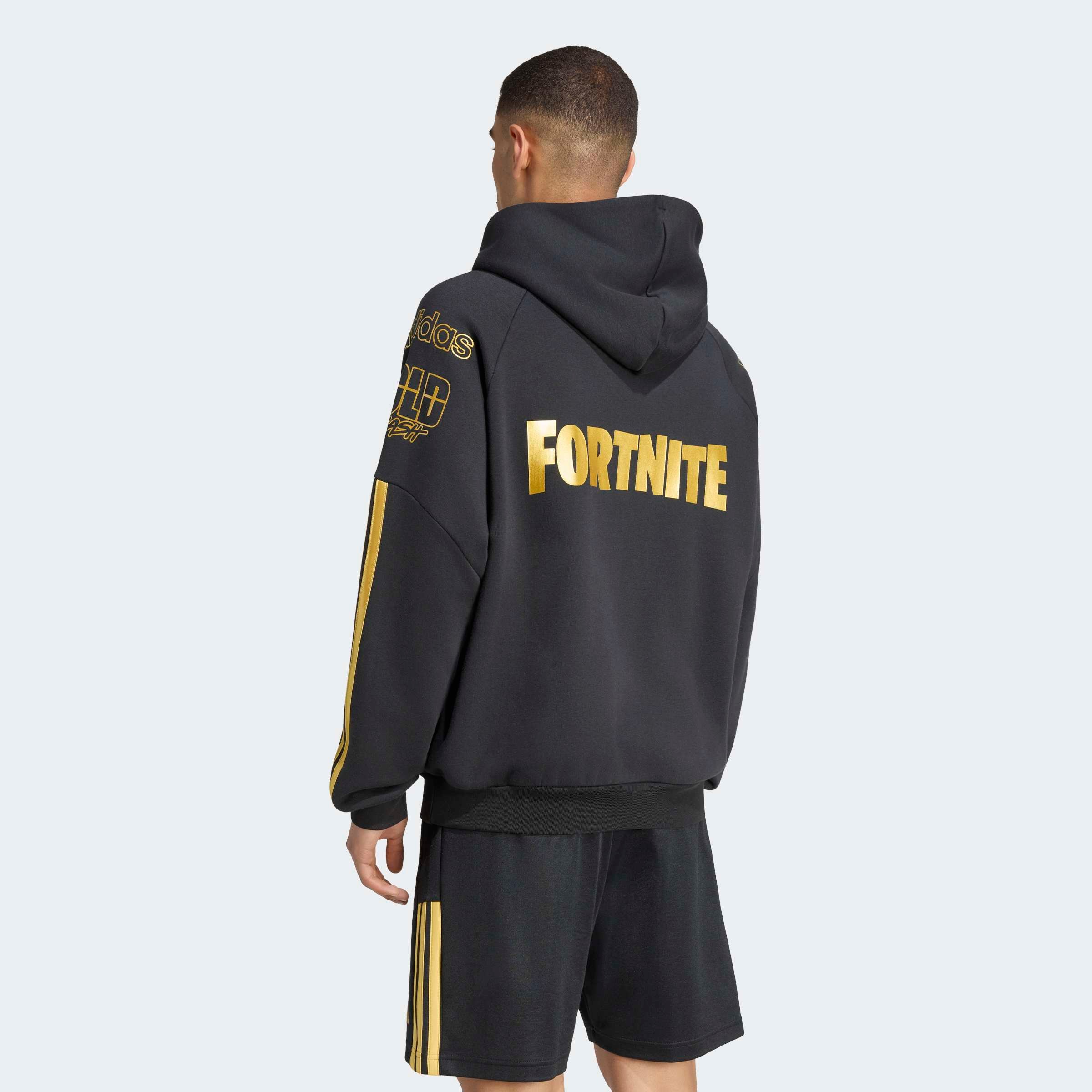 adidas Sportswear Sweat à capuche »ADIDAS X FORTNITE TIRO HOODIE«, avec fermeture éclair, en coton et polyester, longueur normale
