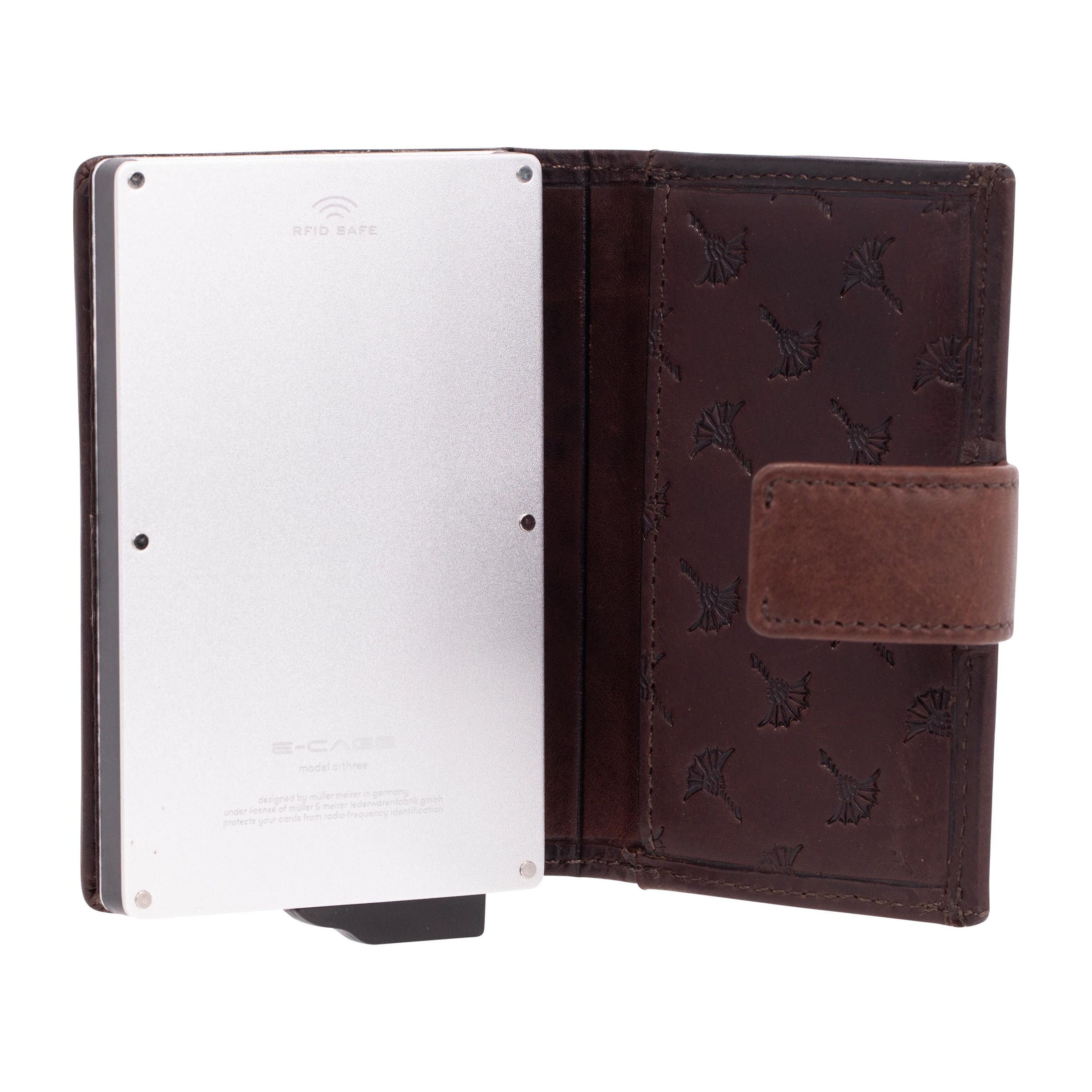 JOOP! Porte-cartes »cerratano c-two e-cage sv8« Herren E-Cage mit Druckknopf-Verschluss