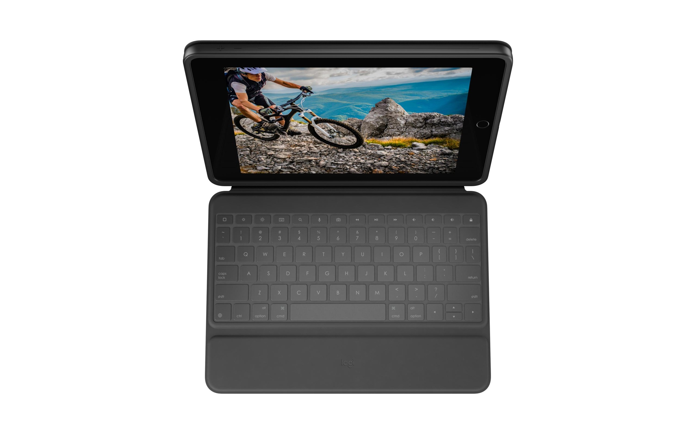 Logitech Tablet-Tastatur »Rugged Folio iPad 10,2" (7, Gen,)«, (Ziffernblock)