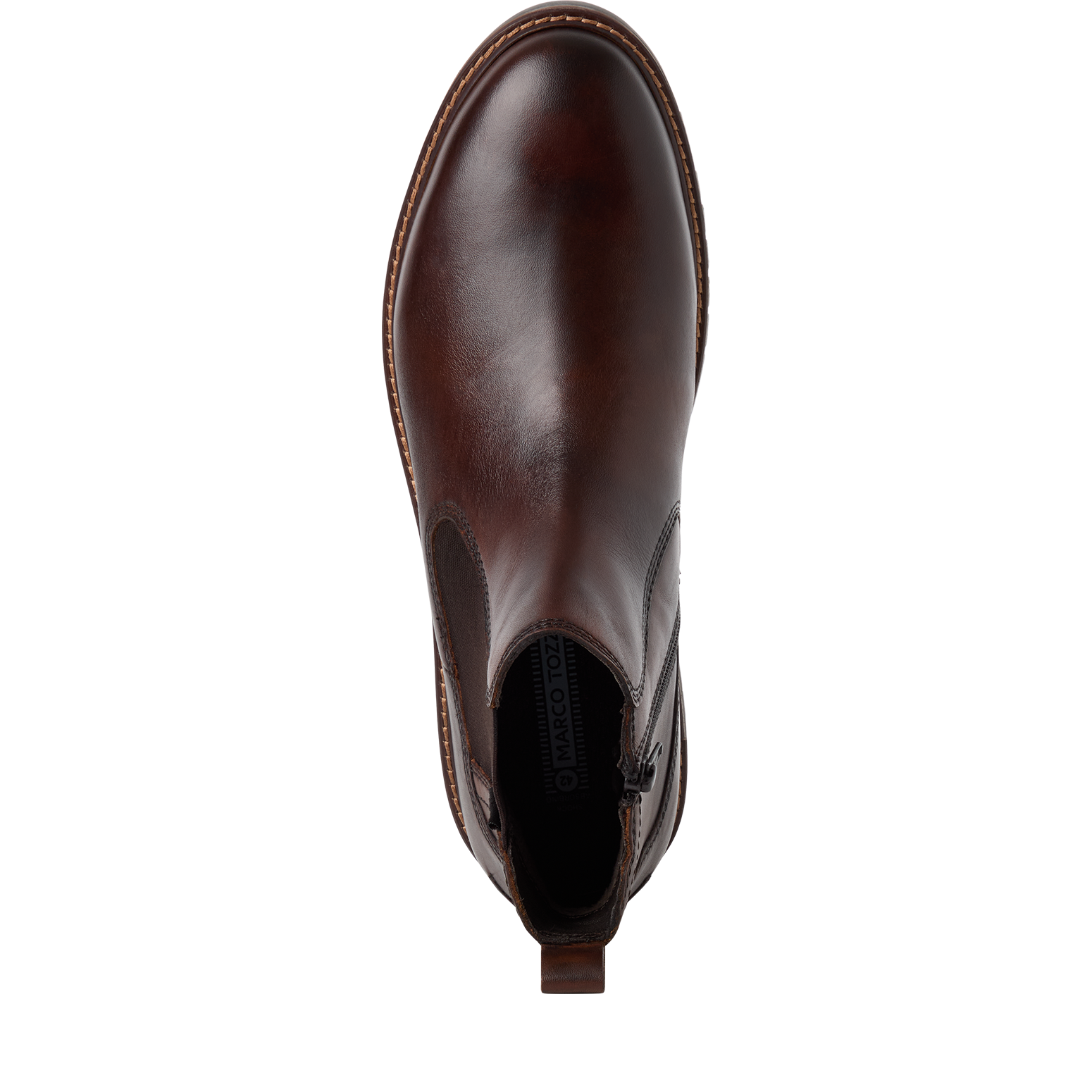 MARCO TOZZI Chelseaboots  Herbstboots, Businesschuh mit modischer Kontrast-Rahmennaht