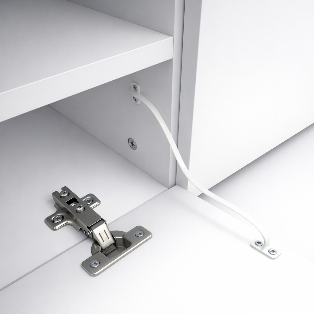 GOODproduct Lowboard »LORENZO 2, TV-Board, TV-Kommode, TV-Schrank, TV-Unterschrank, TV-Möbel« Modernes lackiertes Hochglanz TV-Board, grifflos, Breite 200 cm