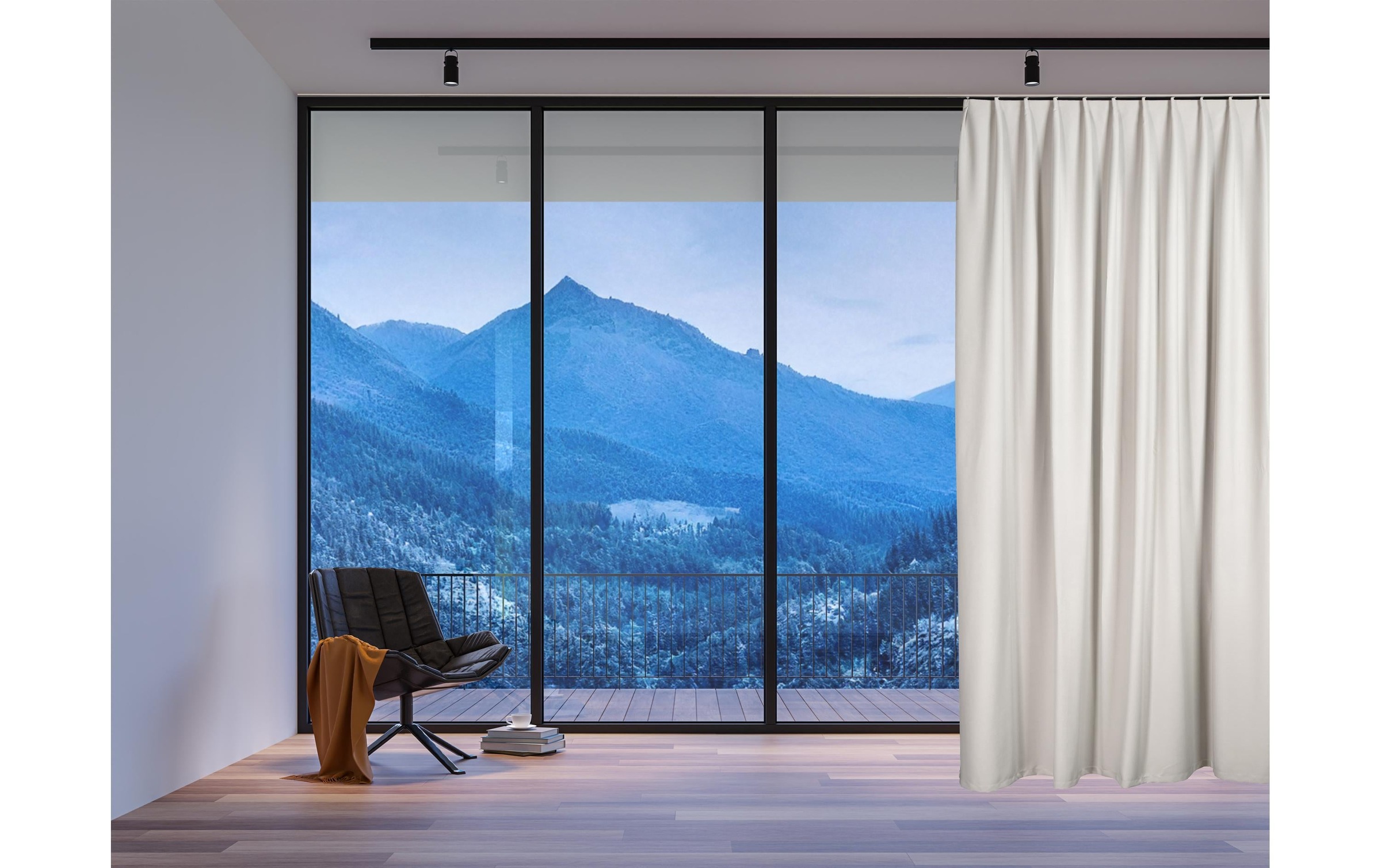  Rideau occultant »Casa Leon 140 cm x 245 cm« 1 cuis tlg. Rideau prêt à poser occultant