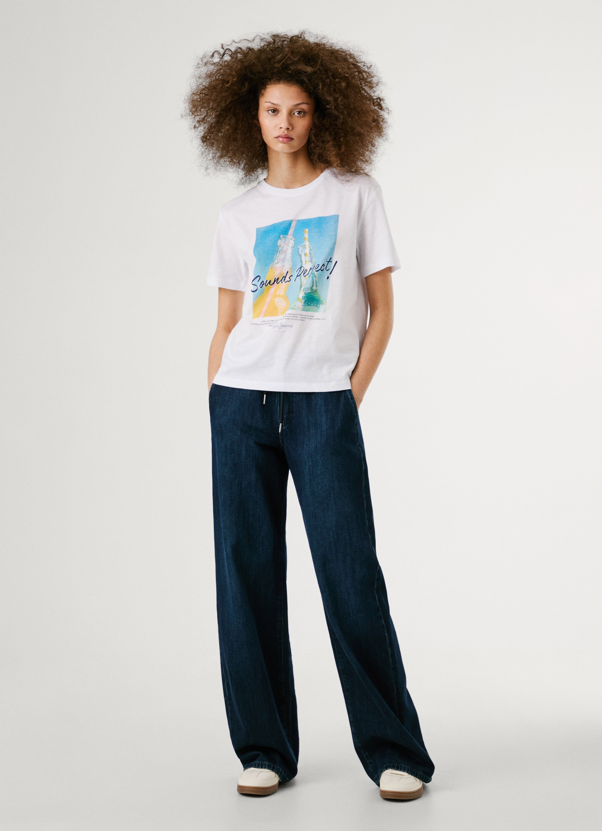 Pepe Jeans T-Shirt »ANGEL« mit grossem Frontprint