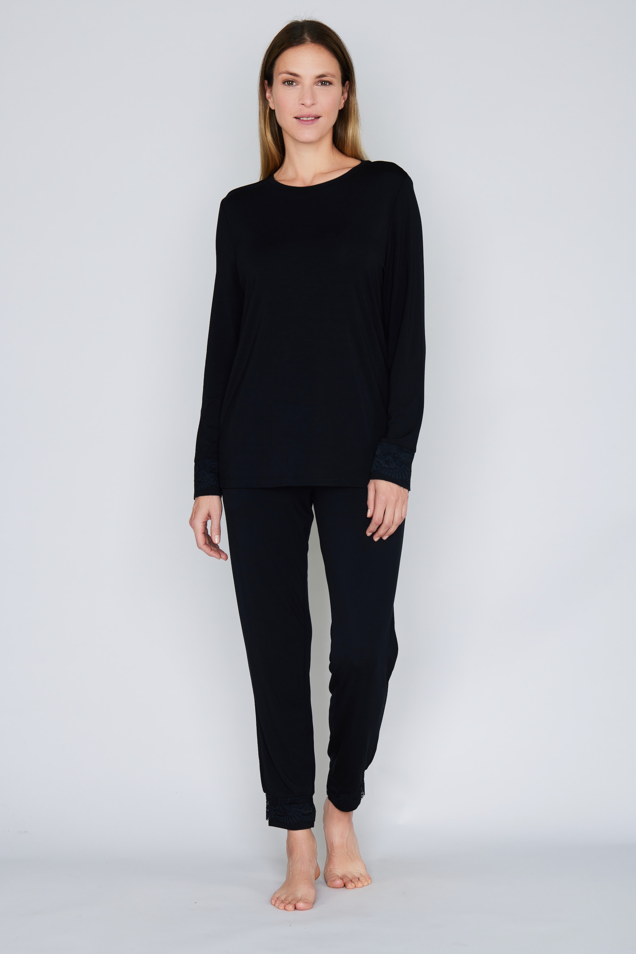 JOOP! Pyjama 2 Stk. tlg., Langarm, Regular Fit, Modal-Mix, Rundhalsausschnitt