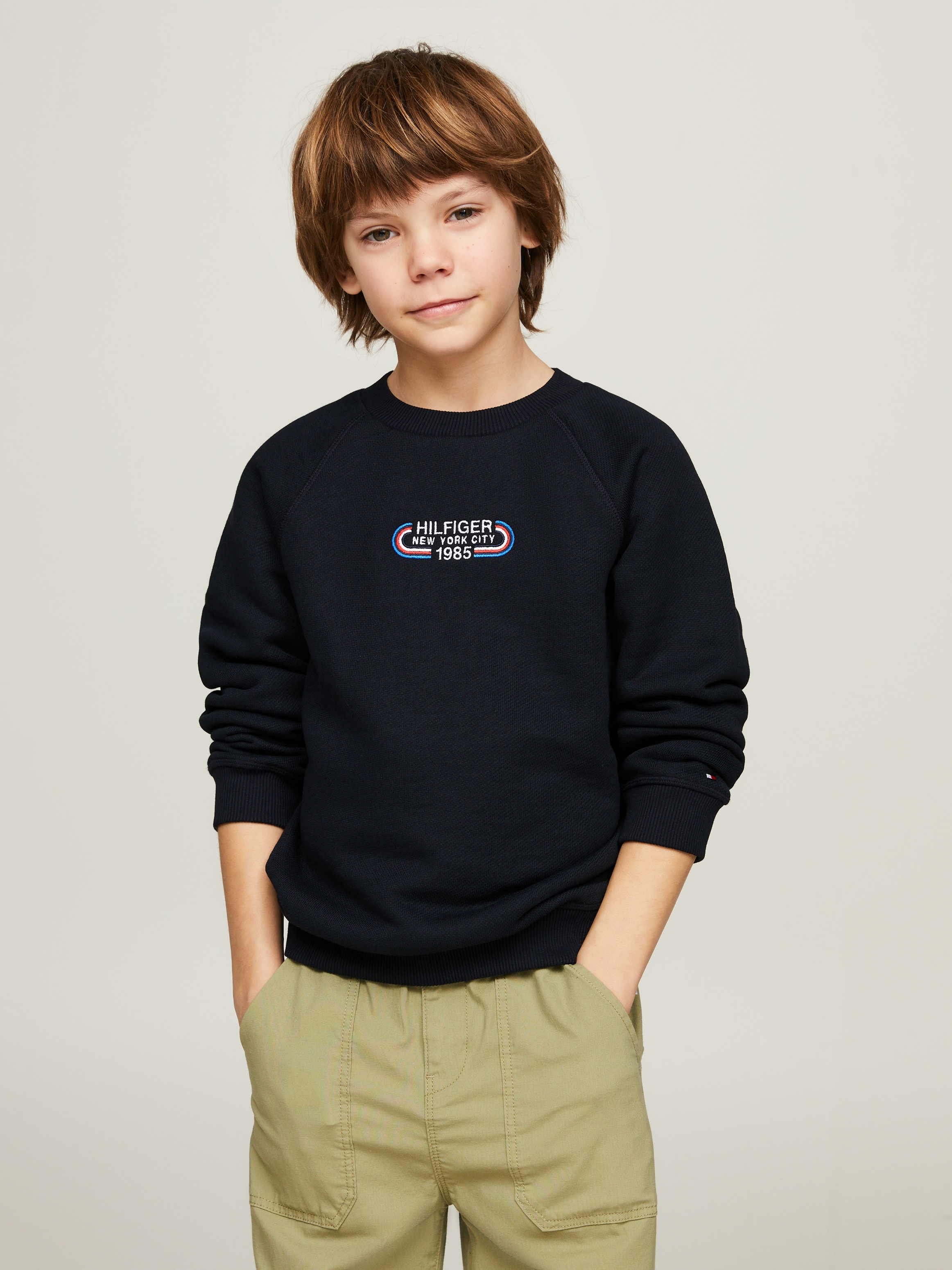 Tommy Hilfiger Sweatshirt »HILFIGER TRACK SWEATSHIRT«, Kinder bis 16 Jahre