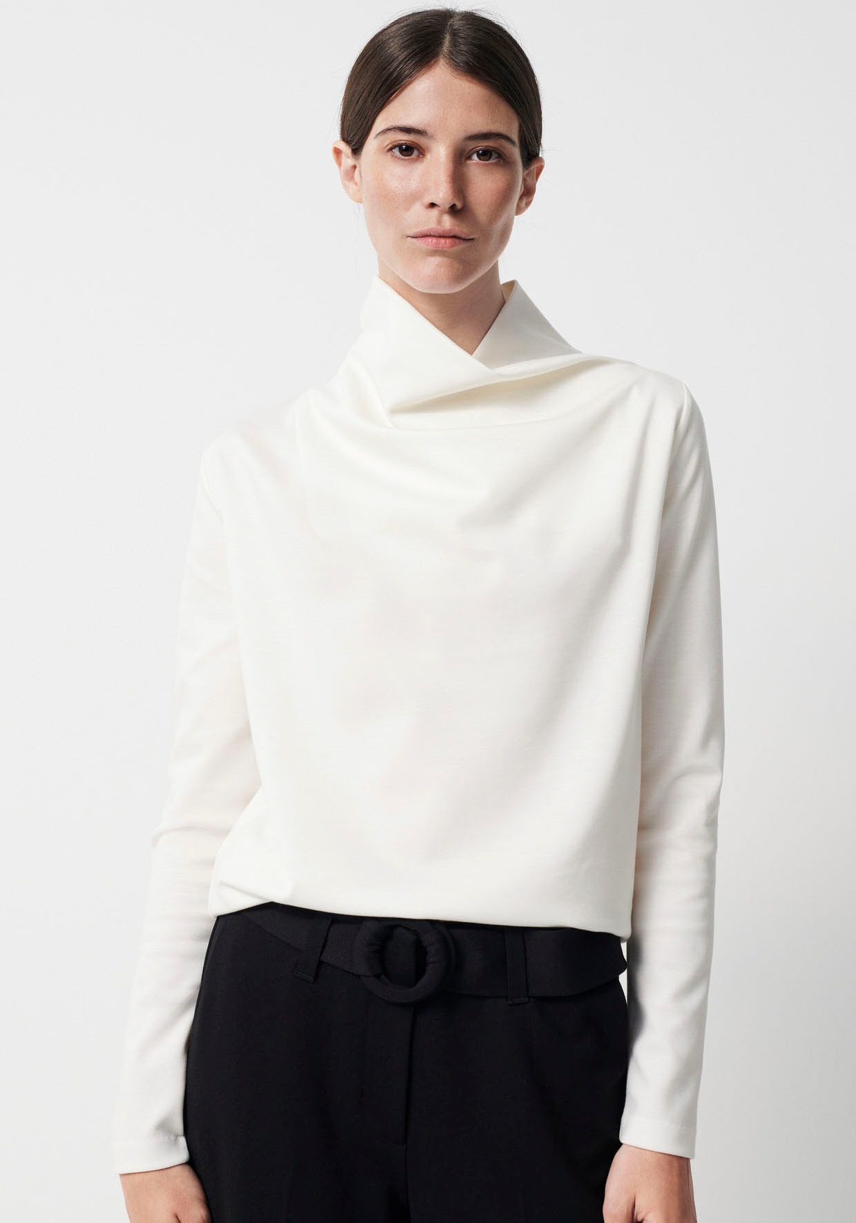 Image of someday Sweatshirt »Uske«, mit hohem, lockeren Kragen bei Ackermann Versand Schweiz