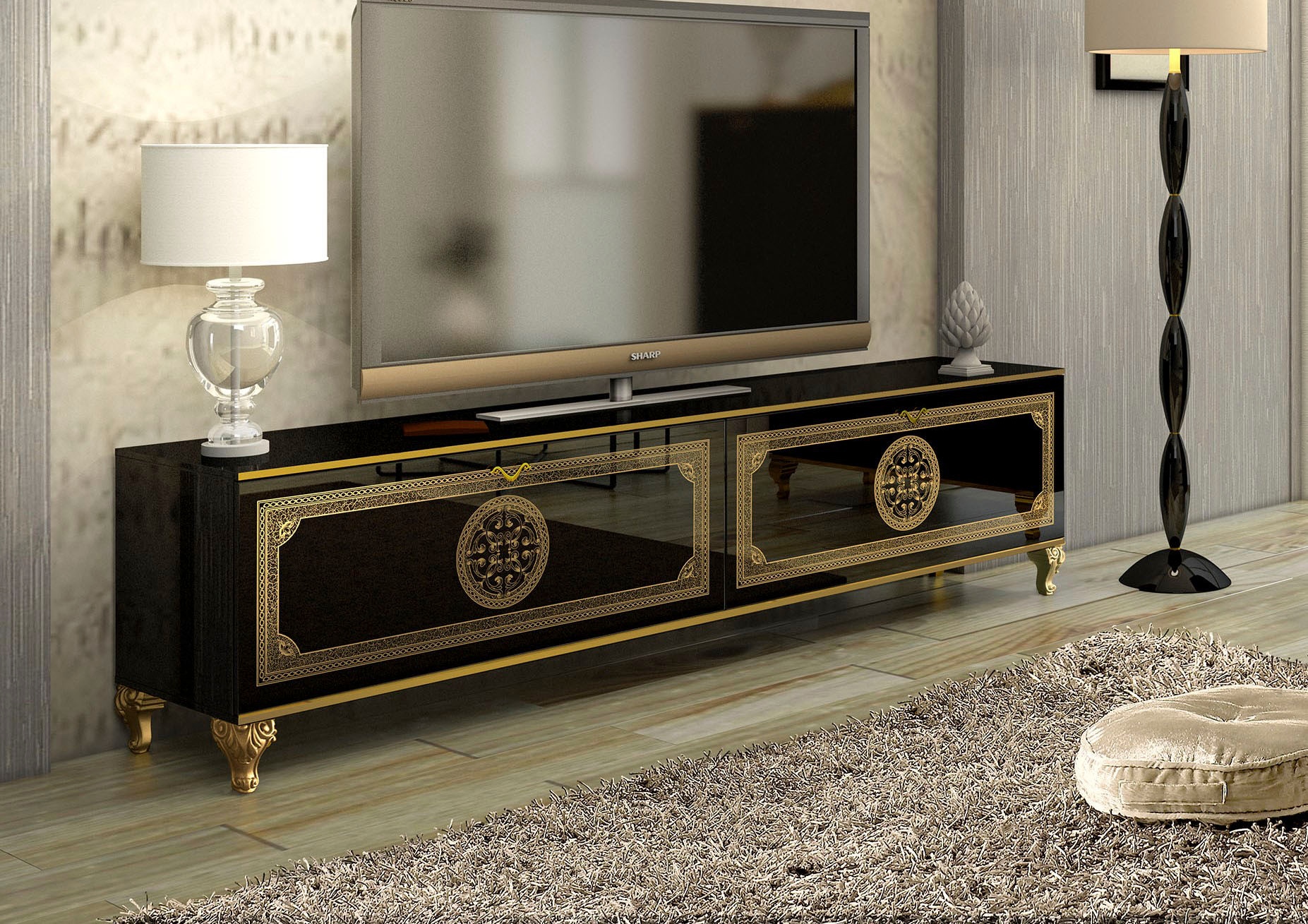 Image of INOSIGN Lowboard »GENIO CONTEMPORANEO«, Breite ca. 200 cm bei Ackermann Versand Schweiz