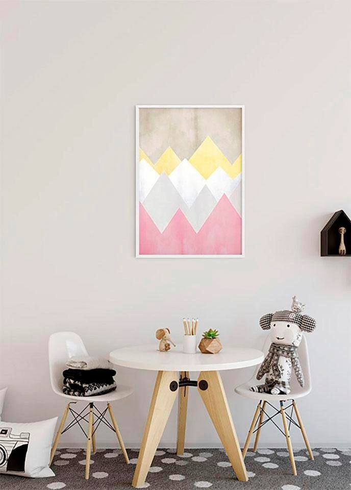 Image of Komar Bild "Sunrise Mountain Spring" Natur 1 Stk. tlg. Wandbild zur Dekoration - ohne Rahmen