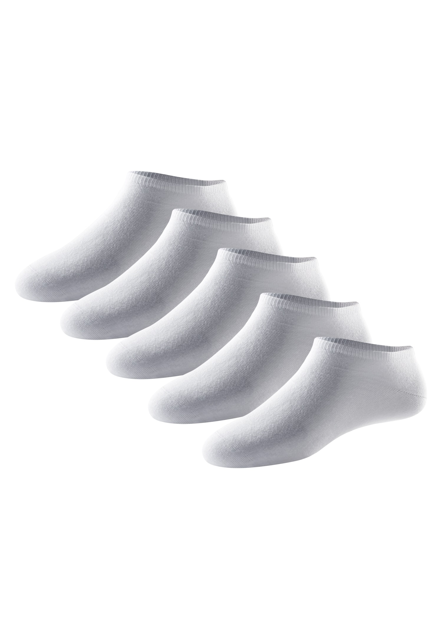 Image of Schiesser Sneakersocken "Bluebird" 5 Paar tlg. extra softer Bund, verstärkter Zehen- und Fersenbereich