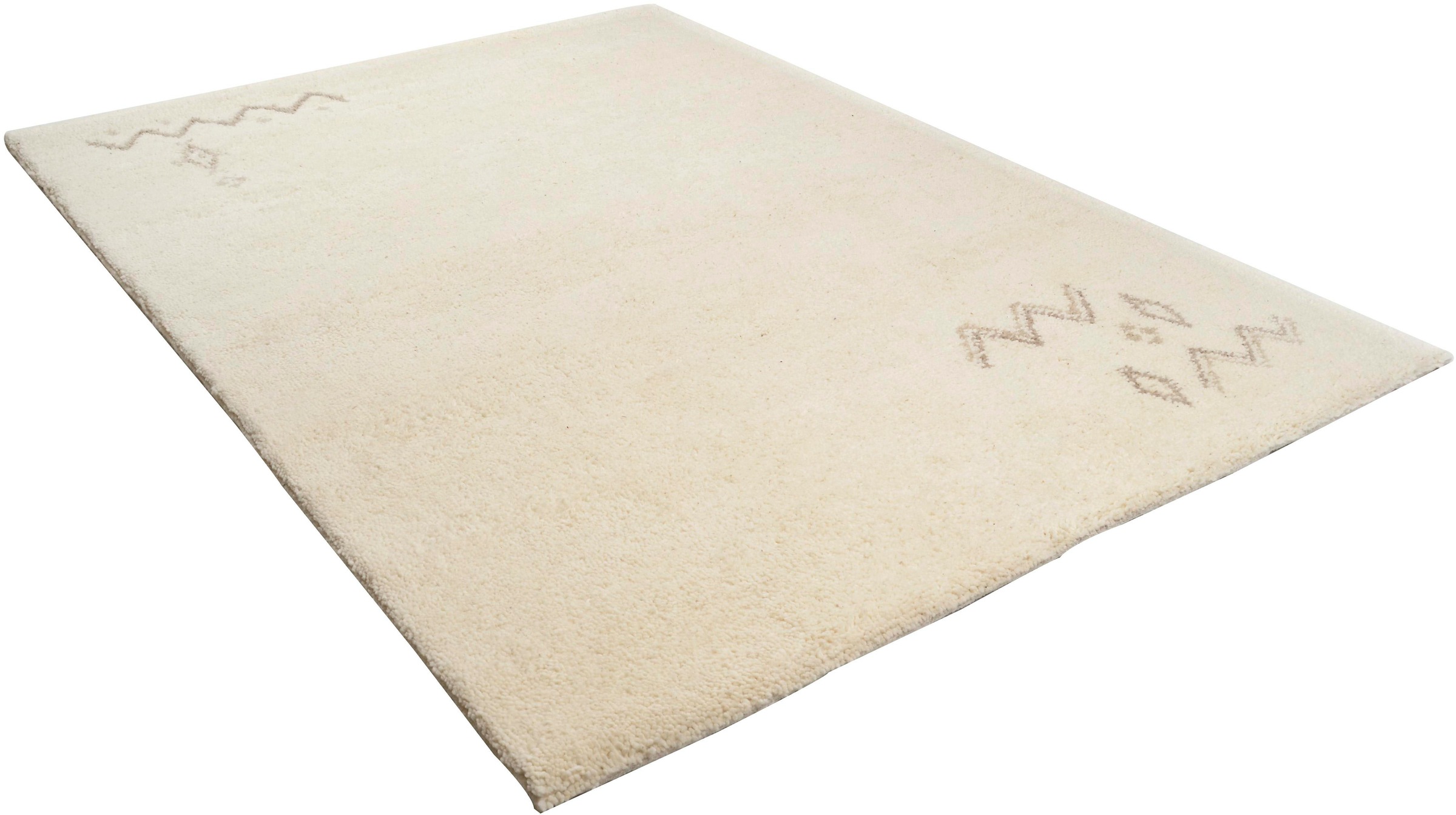 Image of THEKO Wollteppich »Hadj 225«, rechteckig, 25 mm Höhe, echter Berber Teppich aus Marokko, reine Wolle, handgeknüpft, ideal im Wohnzimmer & Schlafzimmer bei Ackermann Versand Schweiz