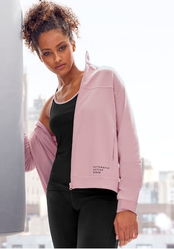 Sweatjacke »-Sportjacke«, mit seitlichen Taschen