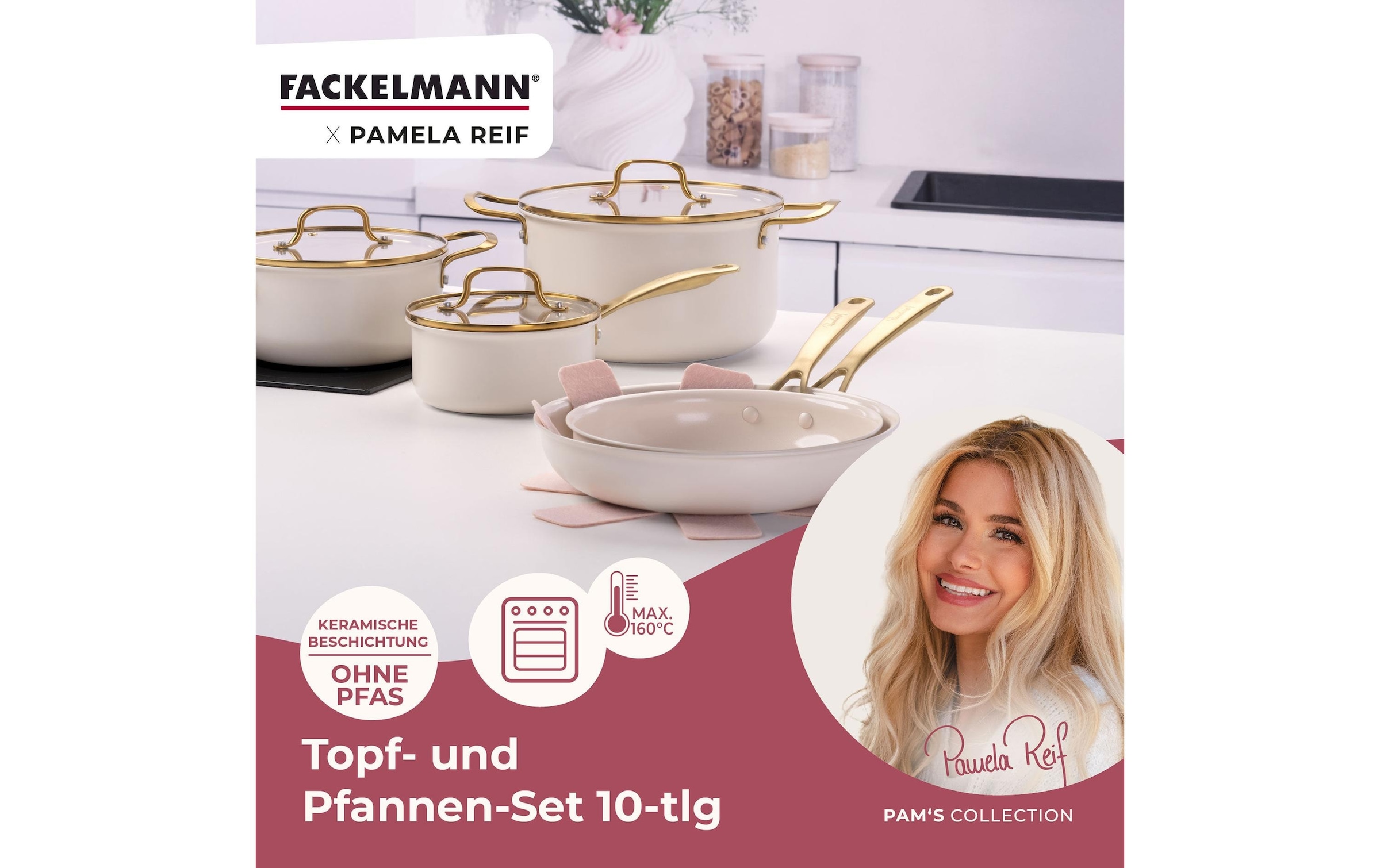 FACKELMANN Set de casseroles »Signature« 10 tlg. Aluminium