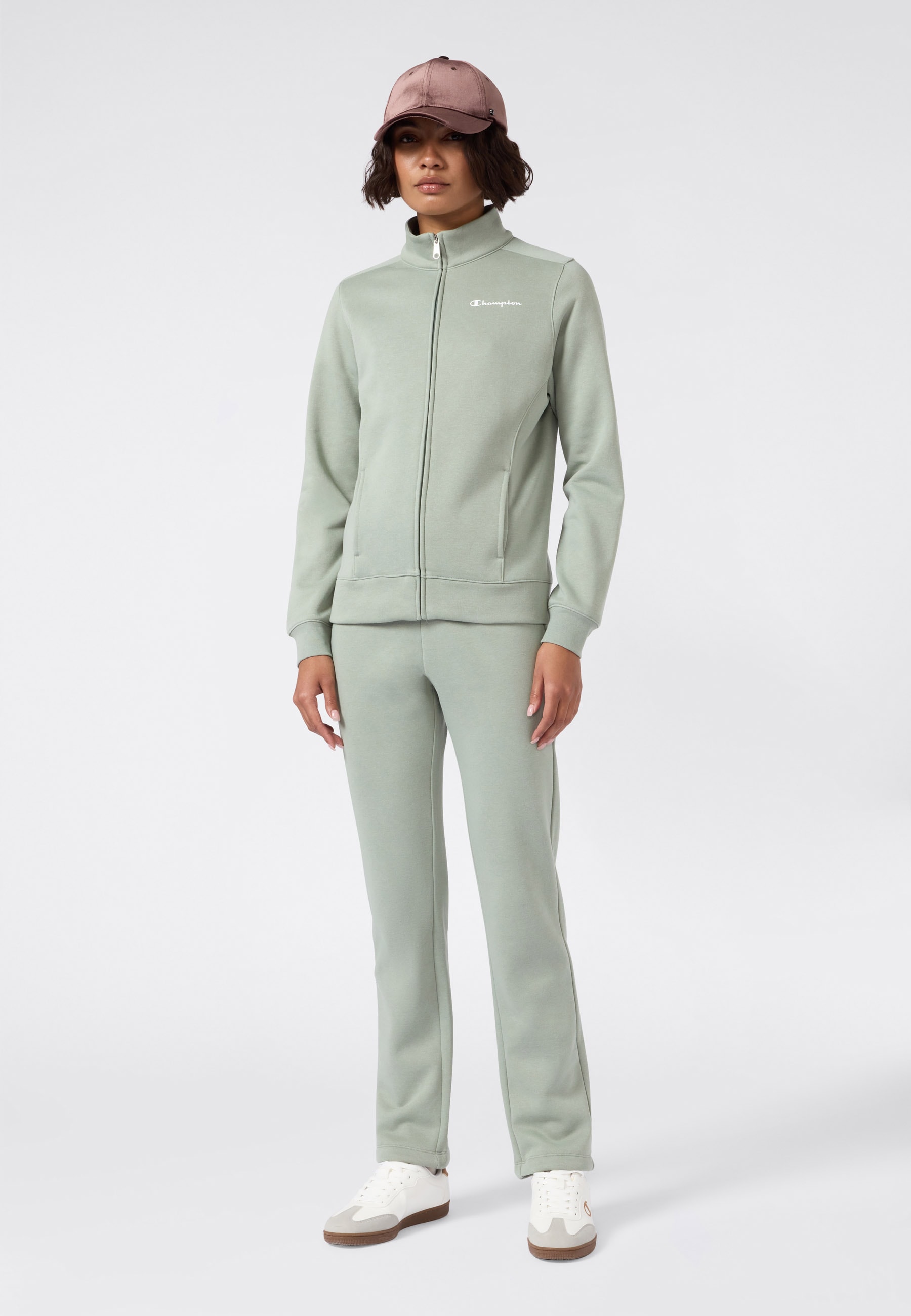 Champion Jogginganzug »Full Zip Sweatsuit« 2 Stk. zweiteilig, aus Baumwollmischung, mit durchgehendem Reissverschluss