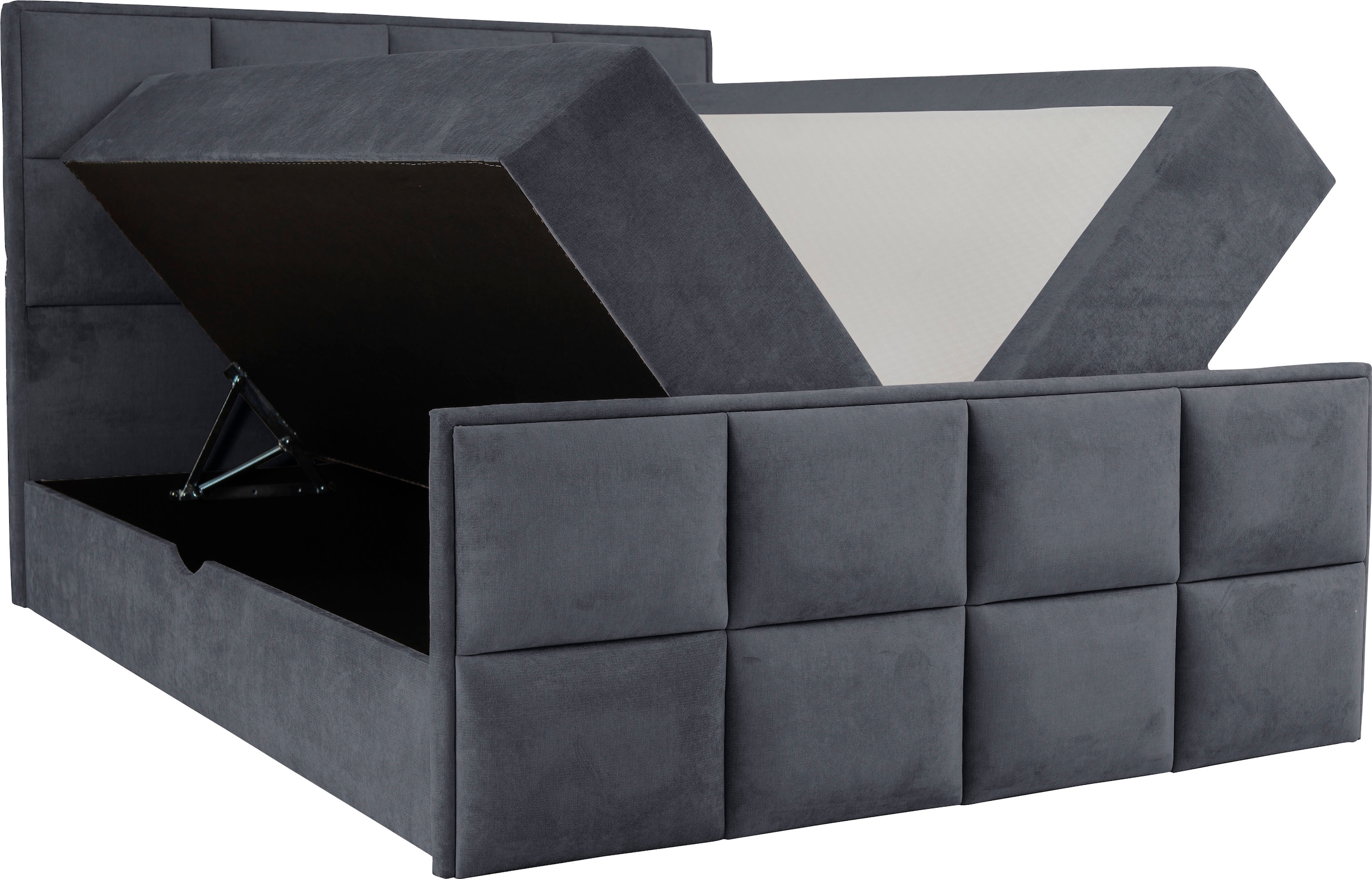 Leonique Boxspringbett »Timeo«, in den Breiten 120,140,160 & 180 cm erhältlich