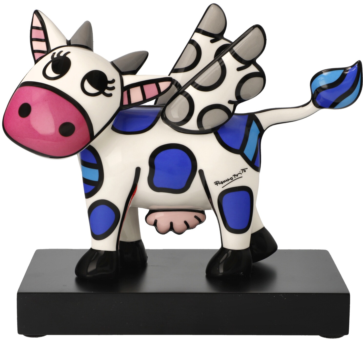 Goebel Sammelfigur »Britto« Pop Art, Porzellan, Romero Britto - Flying Cow
