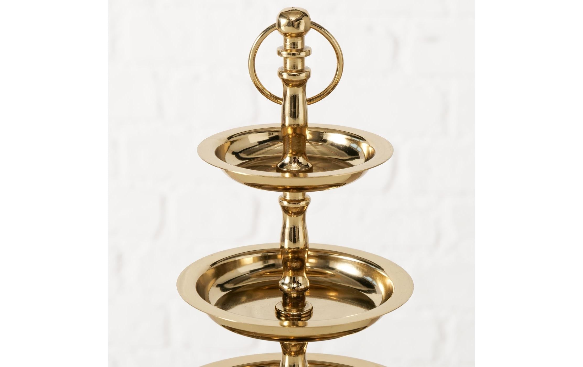 BOLTZE Etagere »Liliane, Gold« Etagere aus Edelstahl