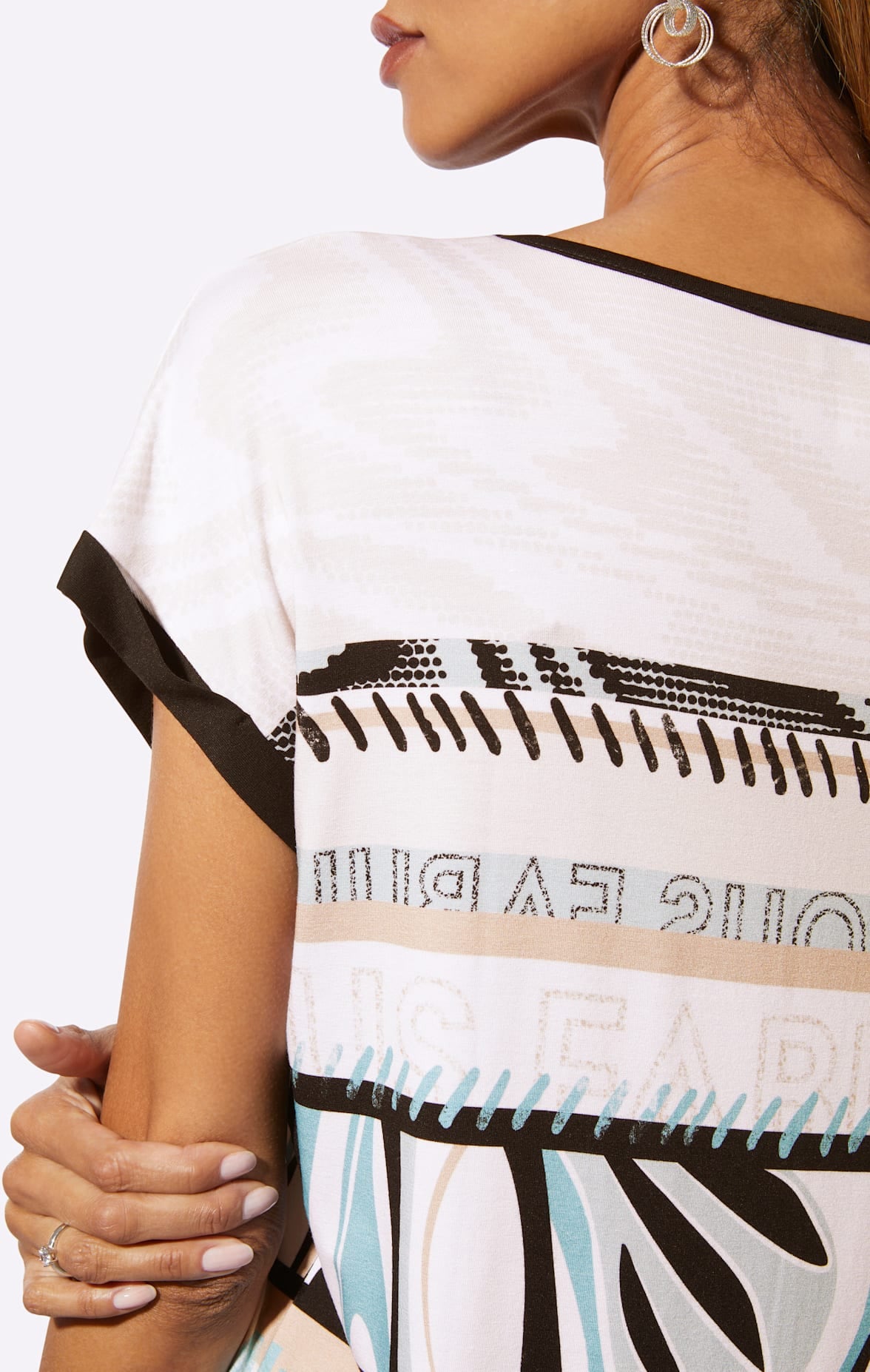 creation L Rundhalsshirt »Druck-Shirt« 1 tlg.