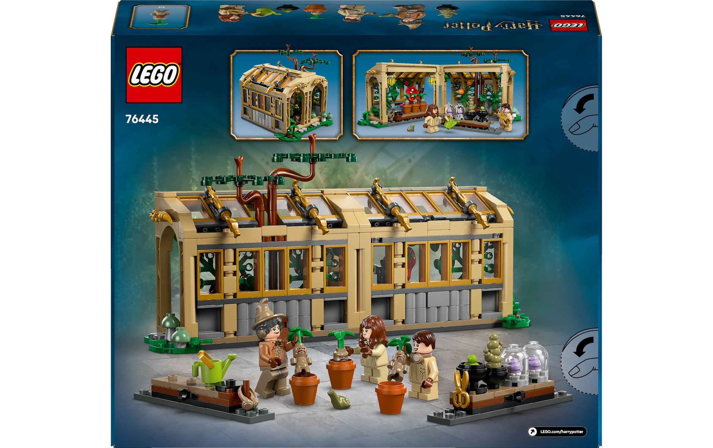 LEGO® Spielbausteine »Harry Potter Schloss Hogwarts: Kräuterkundeunterricht 76445«, (390 St.)