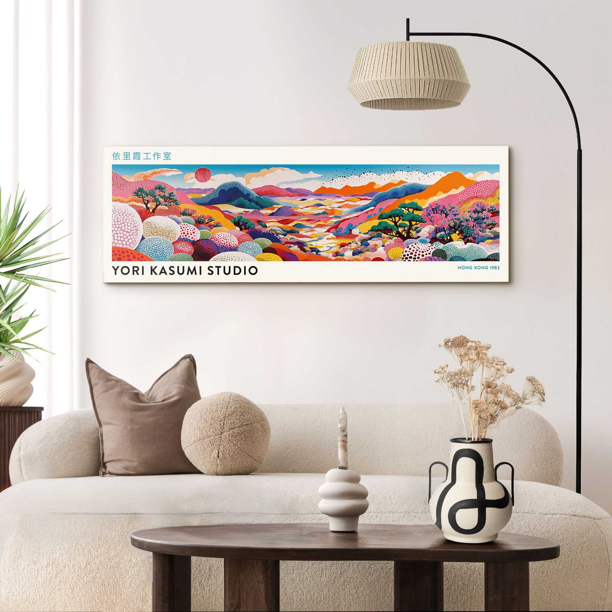 Image of Reinders XXL-Wandbild "Yori Kasumi - Dreamscape" Gemälde 1 Stk. tlg. Wohnzimmer - Mehrfarbig - MDF - Berühmte Künstler - 156x52 cm