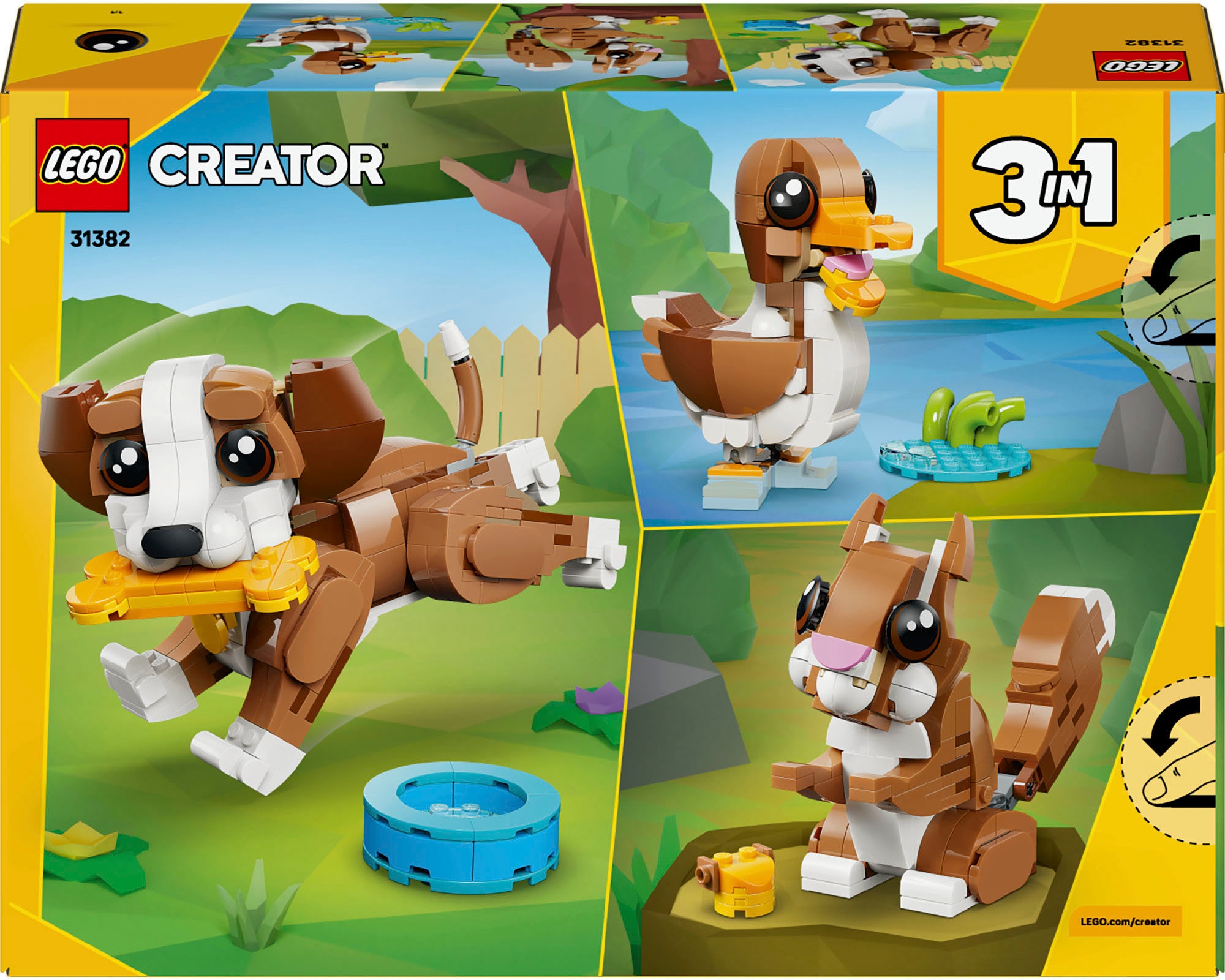 LEGO® Pions de construction »Niedliche Tiere: Verspielter Welpe (31382), LEGO Creator« Made in Europe