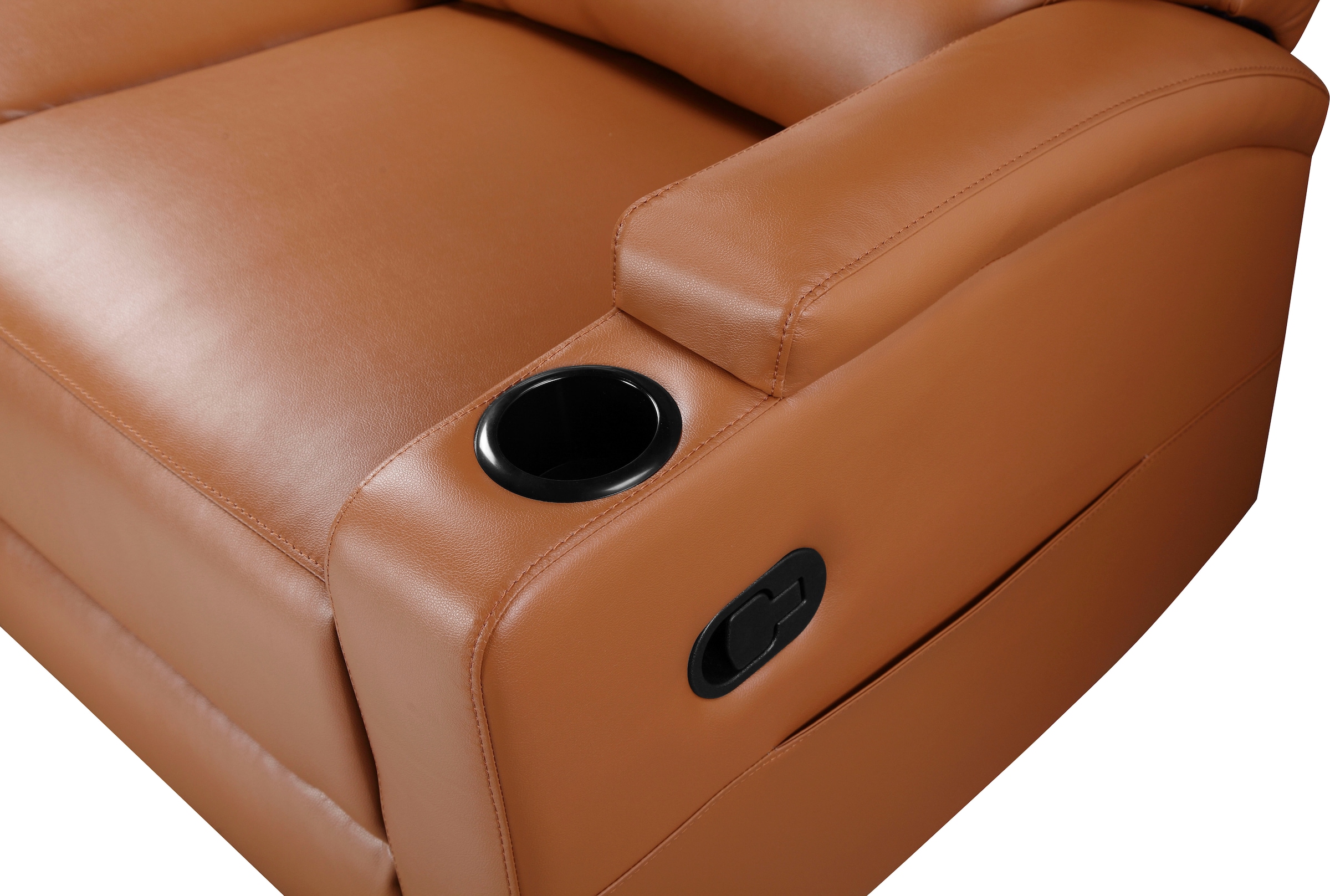 Home affaire Ecksofa »NAPORI Multimediasofa, 3er Kinosessel XXL, L-Form, 3 Bezugsstoffe«, Kinosofa mit Relaxfunktion, Getränkehalter, Staufach und Staukasten