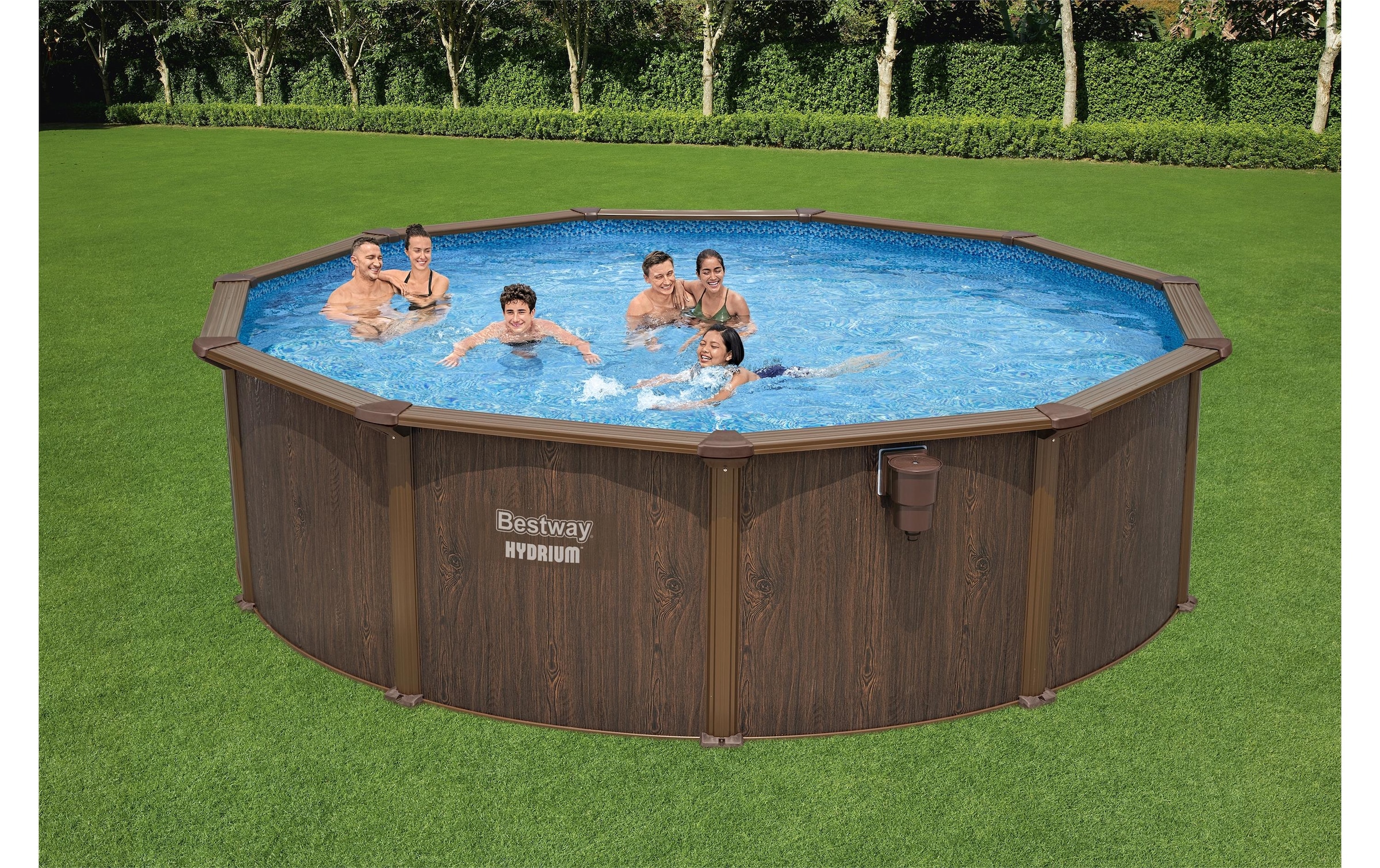 Bestway Piscine »Hydrium Komplett-Set 488 x 132 cm«