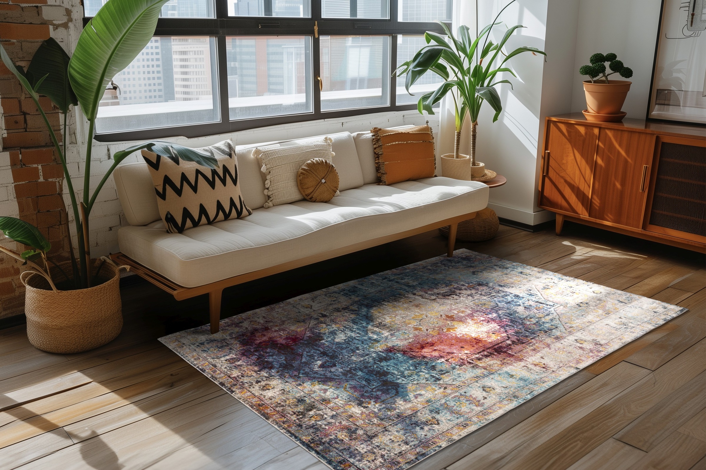 Kayoom Teppich »Blazing Star« rechteckig 10 mm Höhe Kurzflor