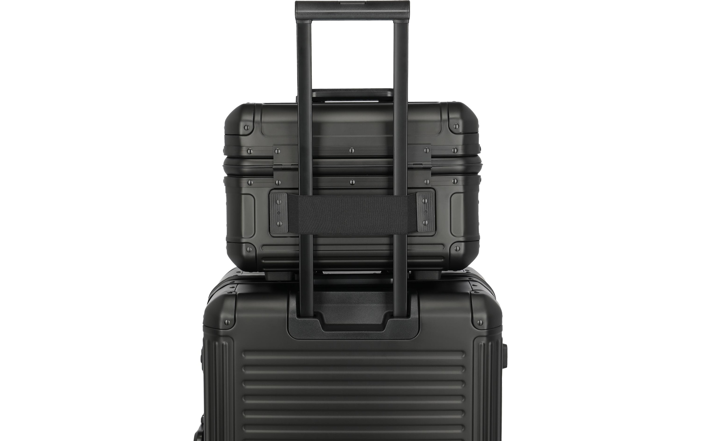 travelite Kosmetikbox »Next Beautycase Alu 19 l Black«