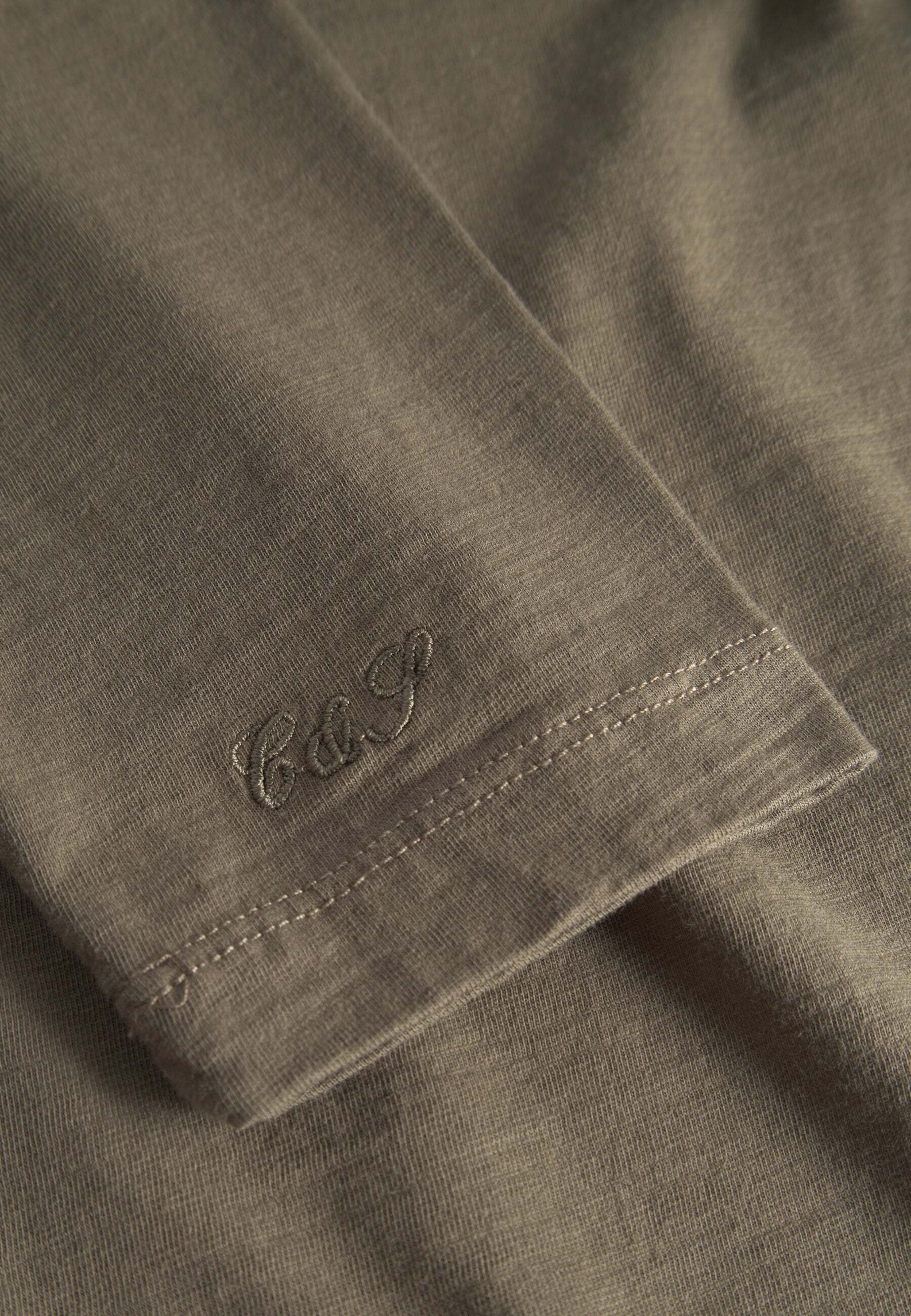 colours & sons Langarmshirt »colours & sons Langarmshirts Henley - Slub«