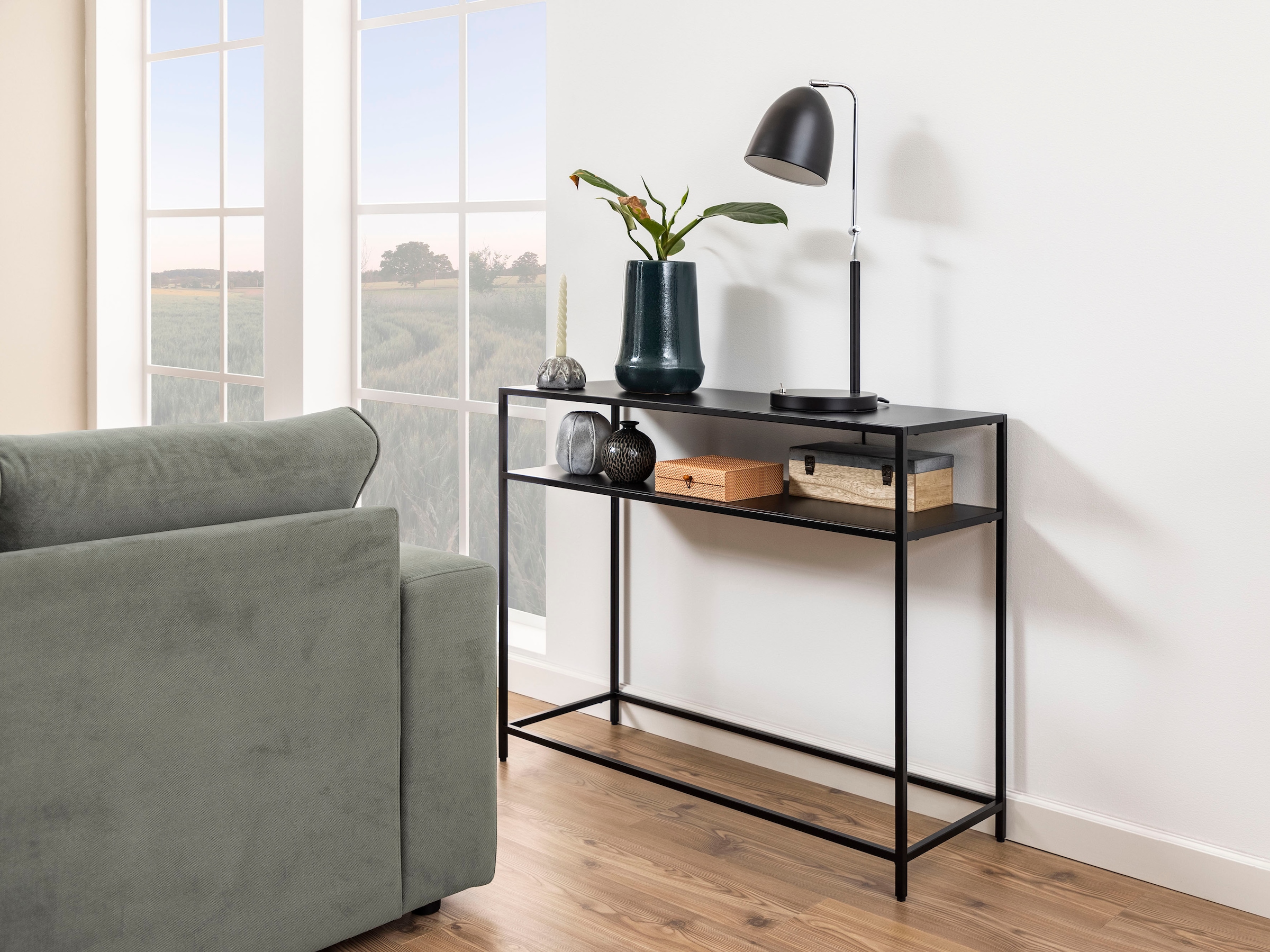 ACTONA GROUP Konsolentisch »New York« mit Metallgestell in gradliniger Optik, Höhe 79 cm, Breite 100 cm