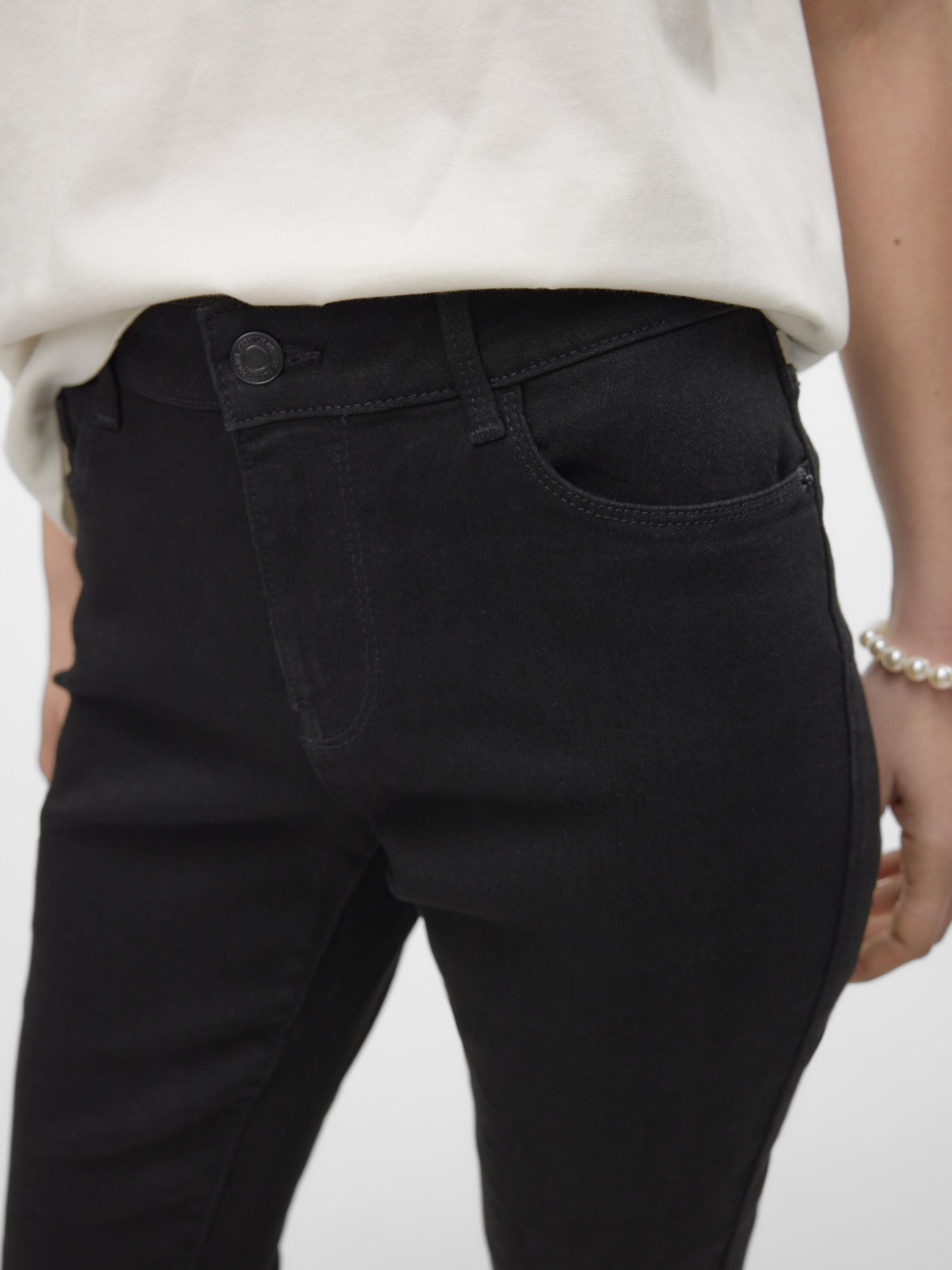 Vero Moda Skinny-fit-Jeans »VMELLY MR SKINNY JEANS BLK NOOS«