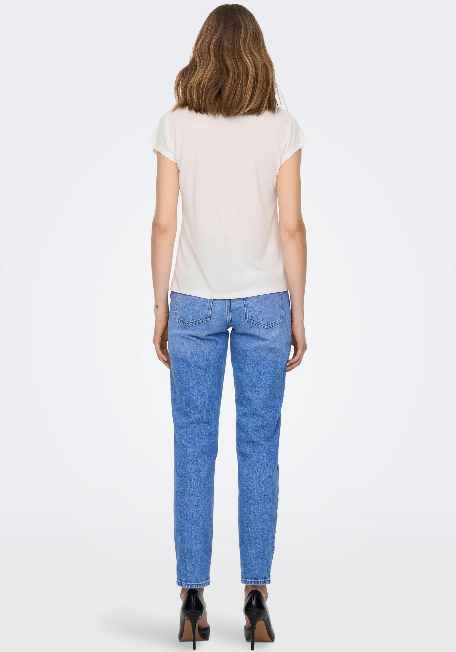 ONLY T-shirt en V »ONLFREE S/S MOD.V-NECK TOP JRS NOOS«