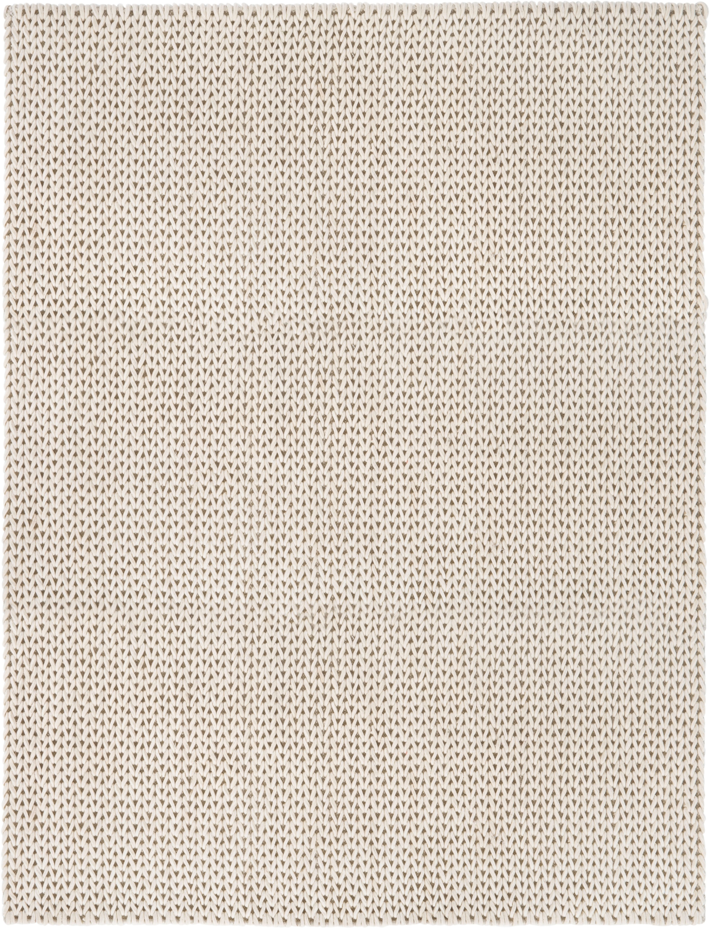 Image of Timbers Wollteppich »Noyack«, rechteckig, 12 mm Höhe, Handweb Teppich, Strick-Optik, handgewebt, reine Wolle, ideal im Wohnzimmer & Schlafzimmer bei Ackermann Versand Schweiz