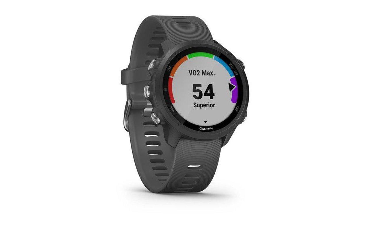 Garmin Fitnessuhr »Forerunner 245 Schwarz/Grau«,)