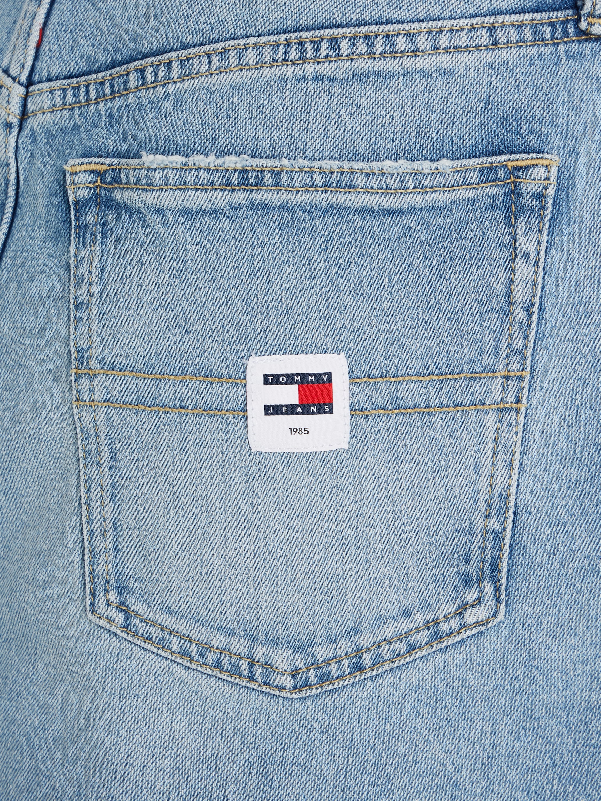 MN ♕ Jeansrock mit Ledermarkenlabel AH6114«, versandkostenfrei MR »IZZIE SKIRT Tommy kaufen Jeans