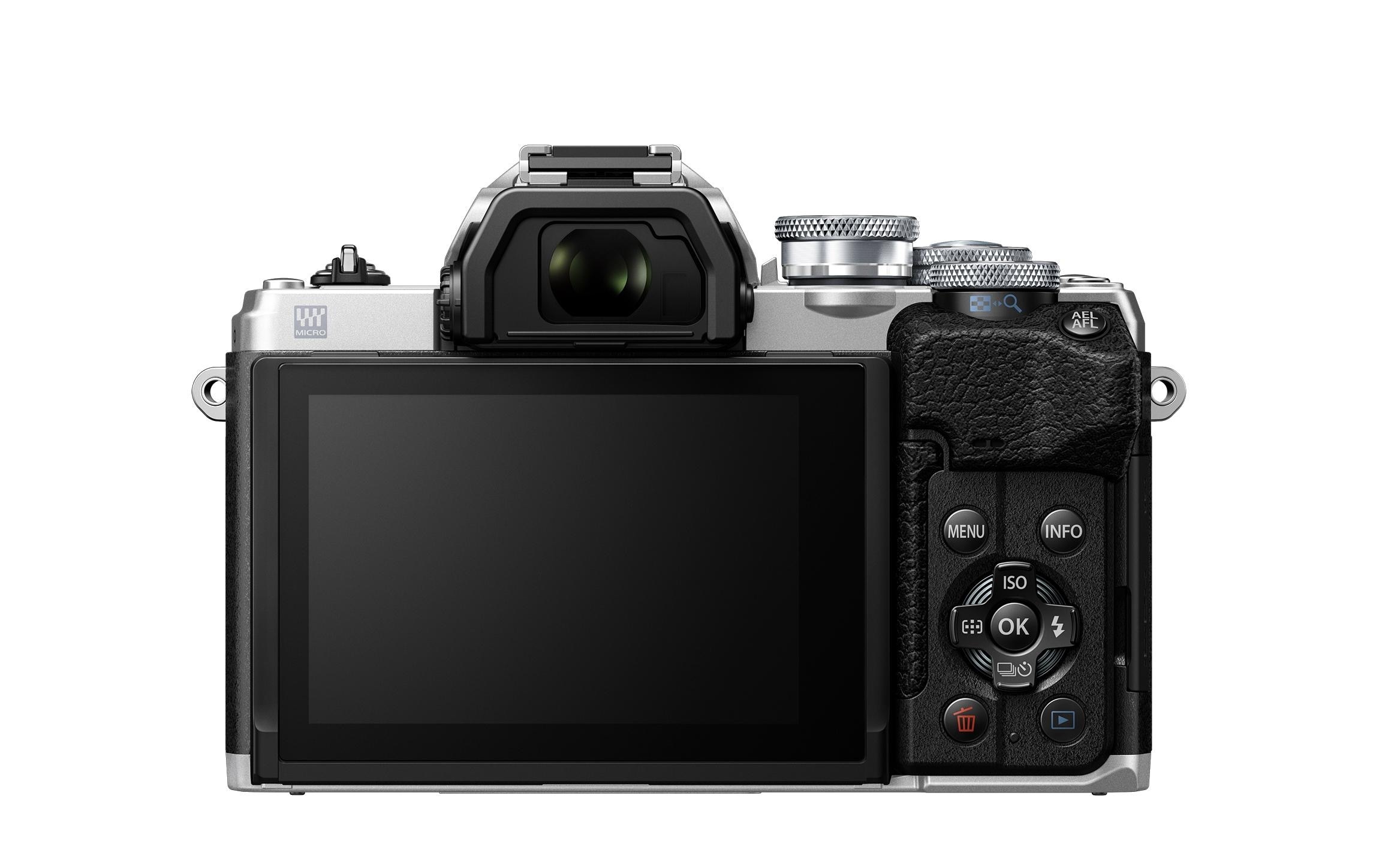 Olympus Kompaktkamera »E-M10 Mark IV Body Silber«, 20,3 MP, WLAN (WiFi)