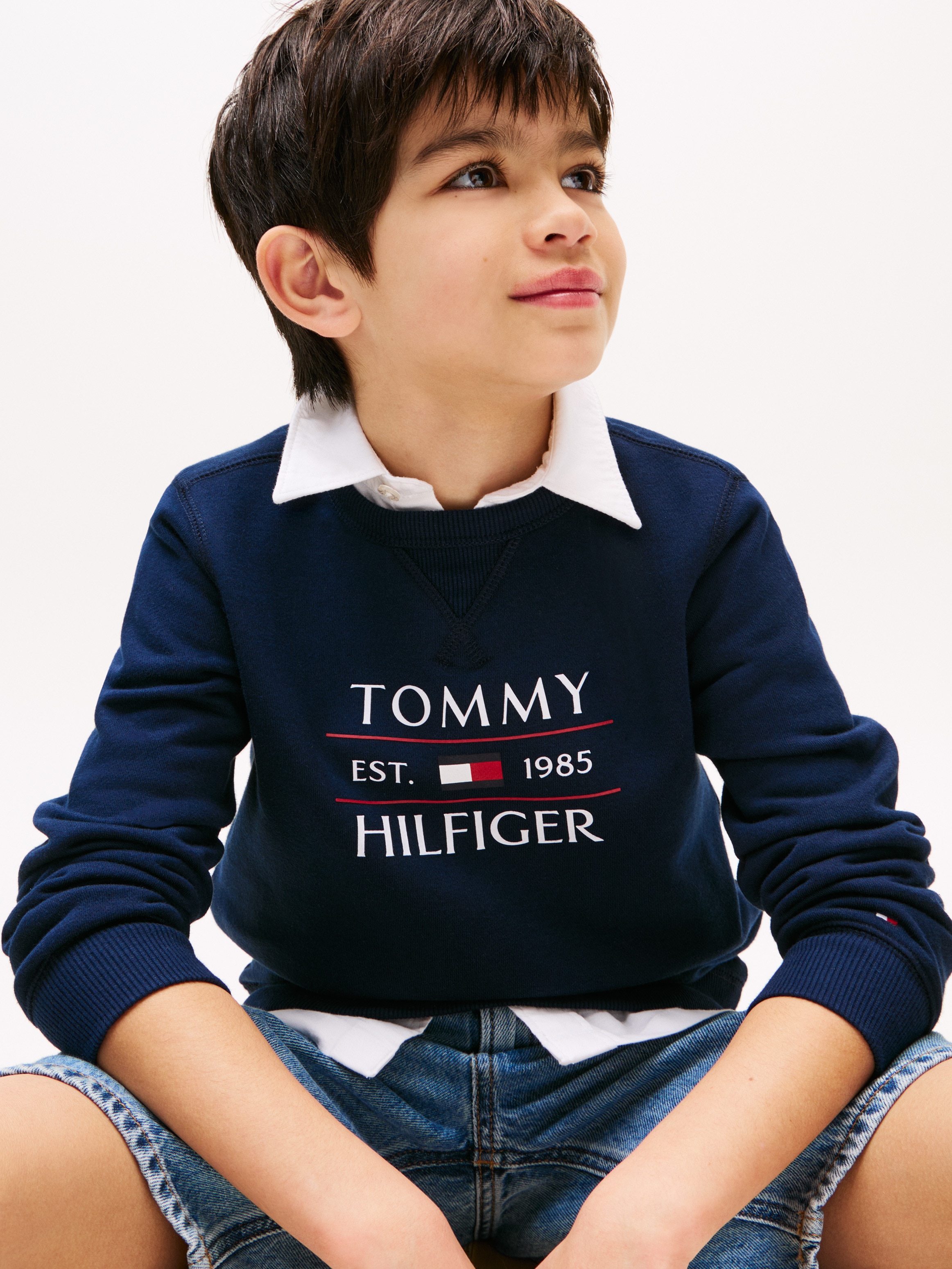 Tommy Hilfiger Sweatshirt »TOMMY FLAG HILFIGER SWEATSHIRT«