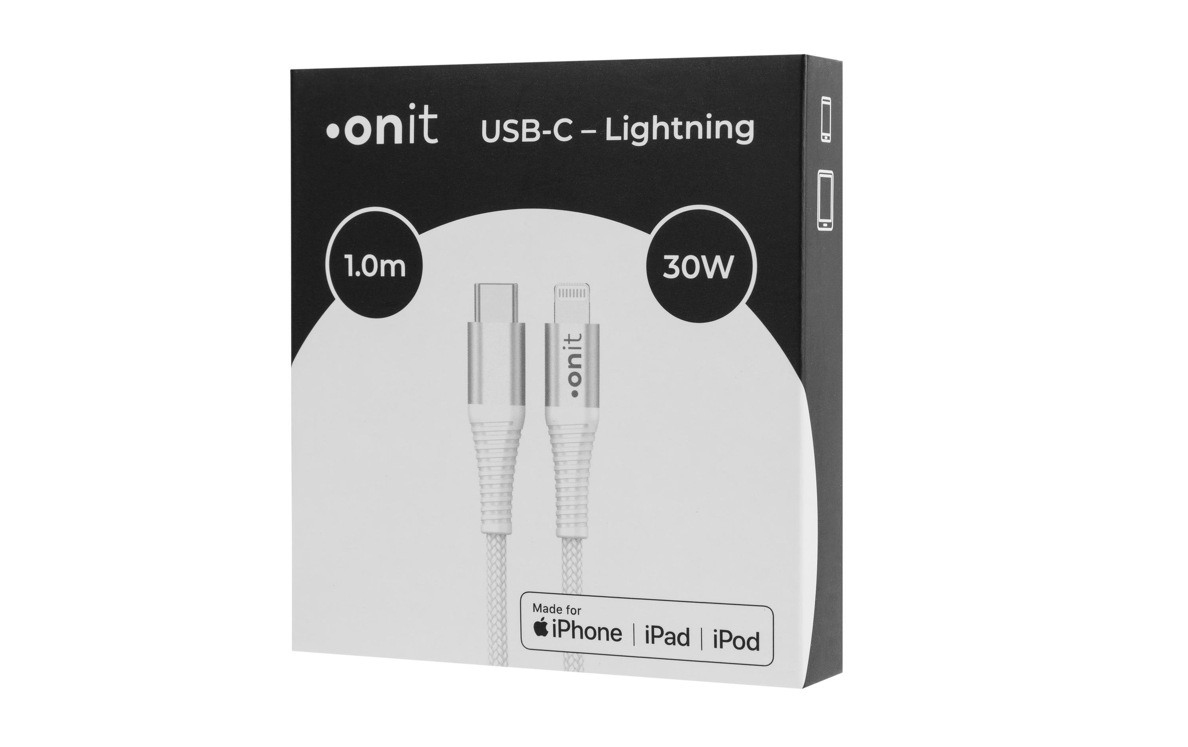 onit USB-Kabel »2.0-Kabel MFi USB C - Light«, 100 cm
