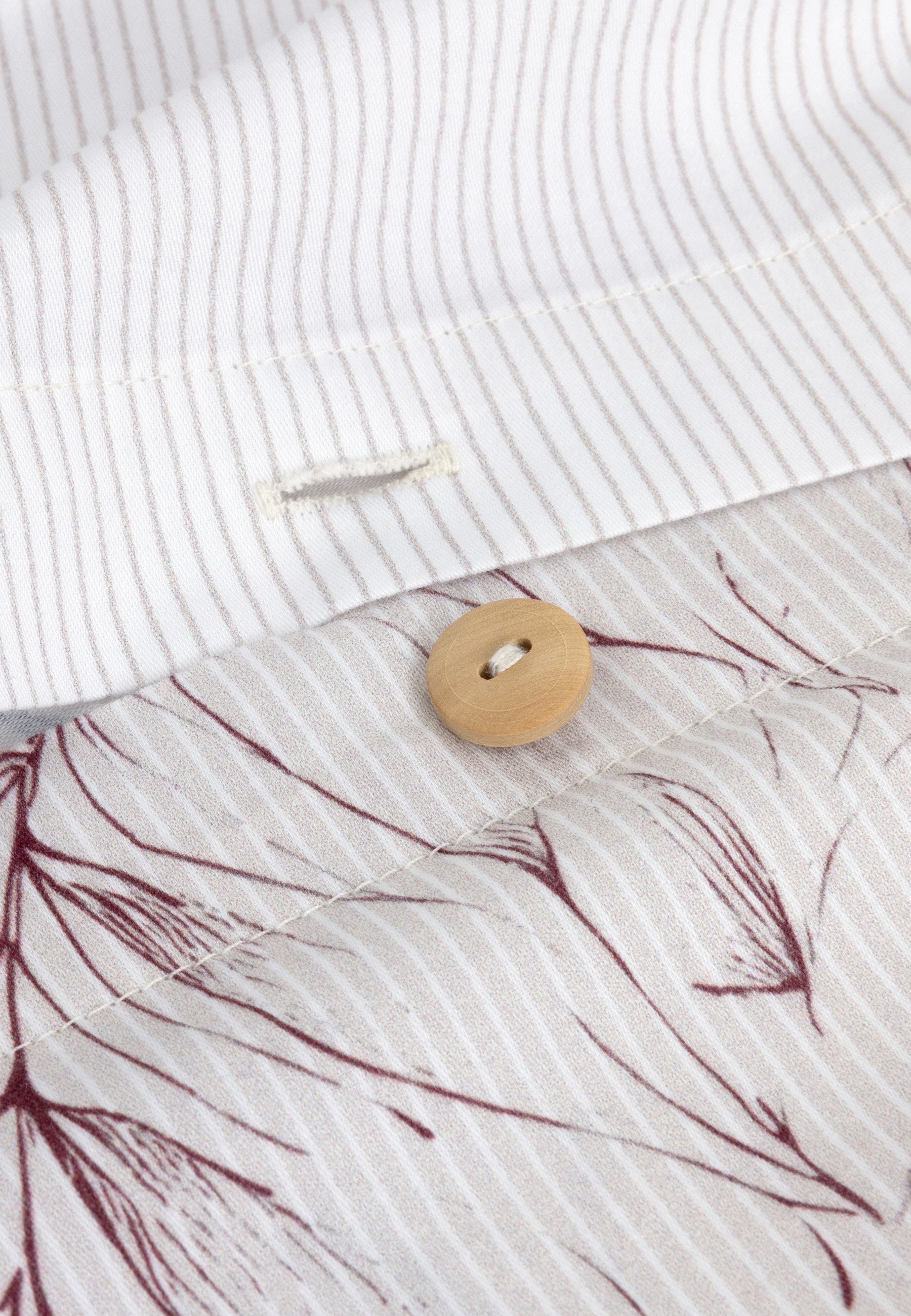 Lacoste Linge de lit réversible »LSKETCH« 2 pièces à partir de la taille 135x200 cm, PREMIUM, 100% coton, fleurs, réversible : rayures
