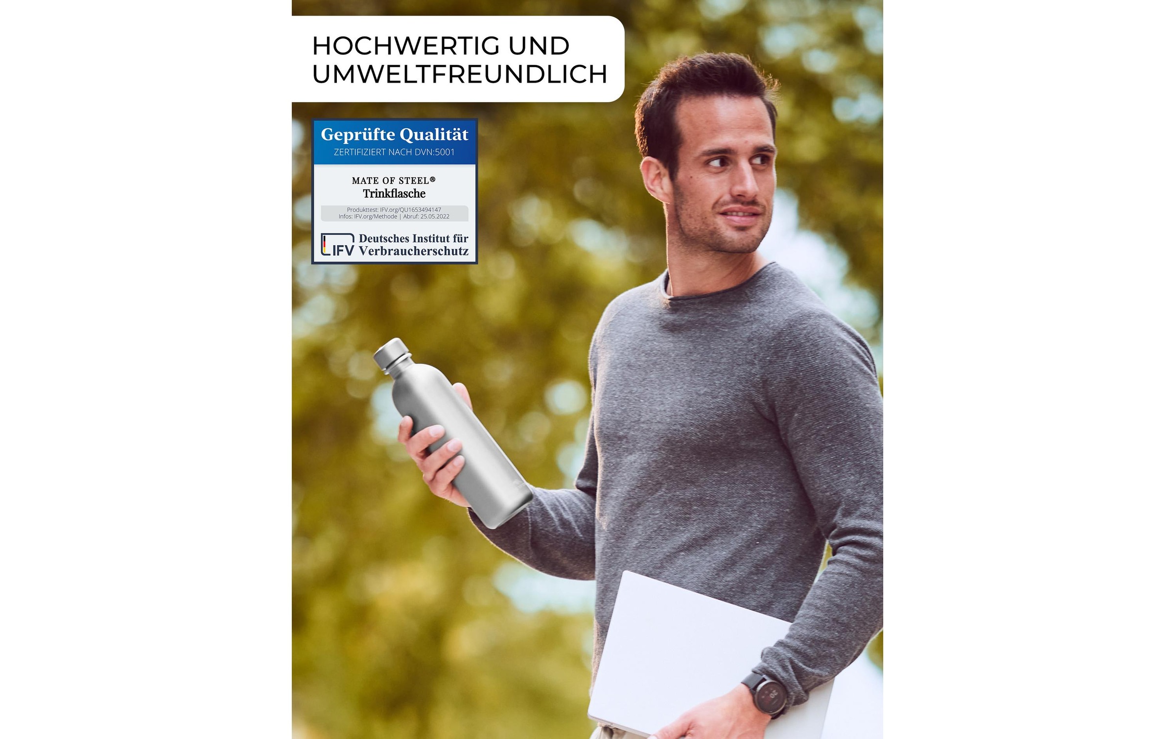 Wassersprudler Flasche »MATE OF STEEL Moby«