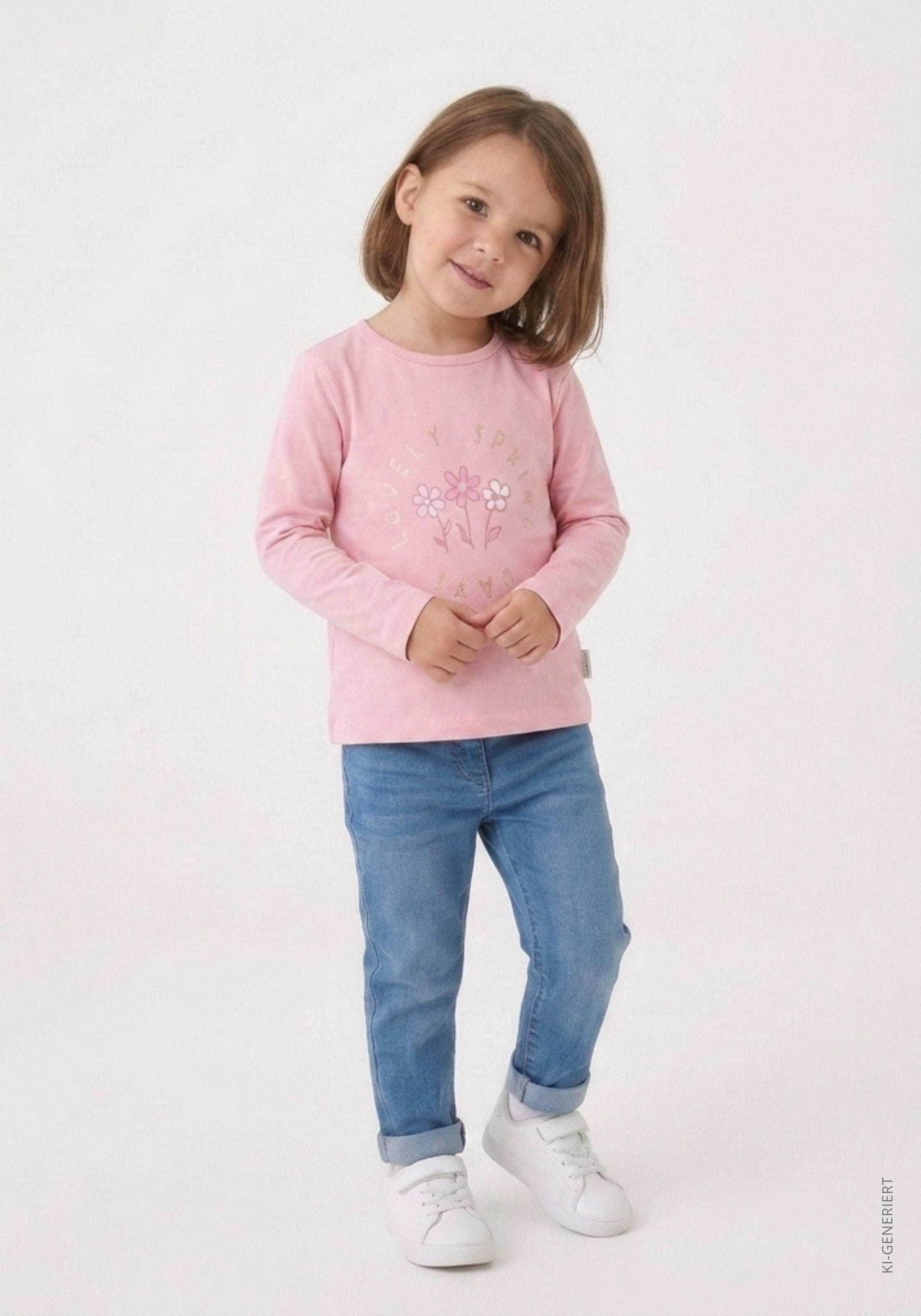 STACCATO T-shirt à manches longues 2 pièces 2er Pack bedruckt, florales Muster, für Girls